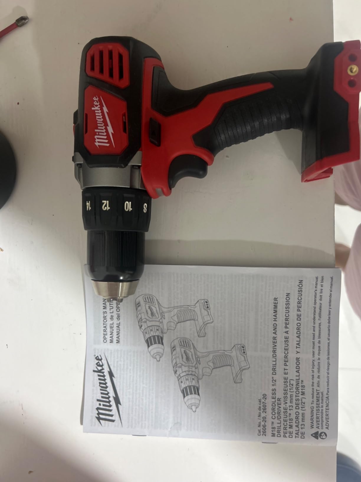Milwaukee 2697-22CT M18 18-Volt Lithium-Ion Cordless Hammer Drill/Impact Driver Combo Kit customer photo 2