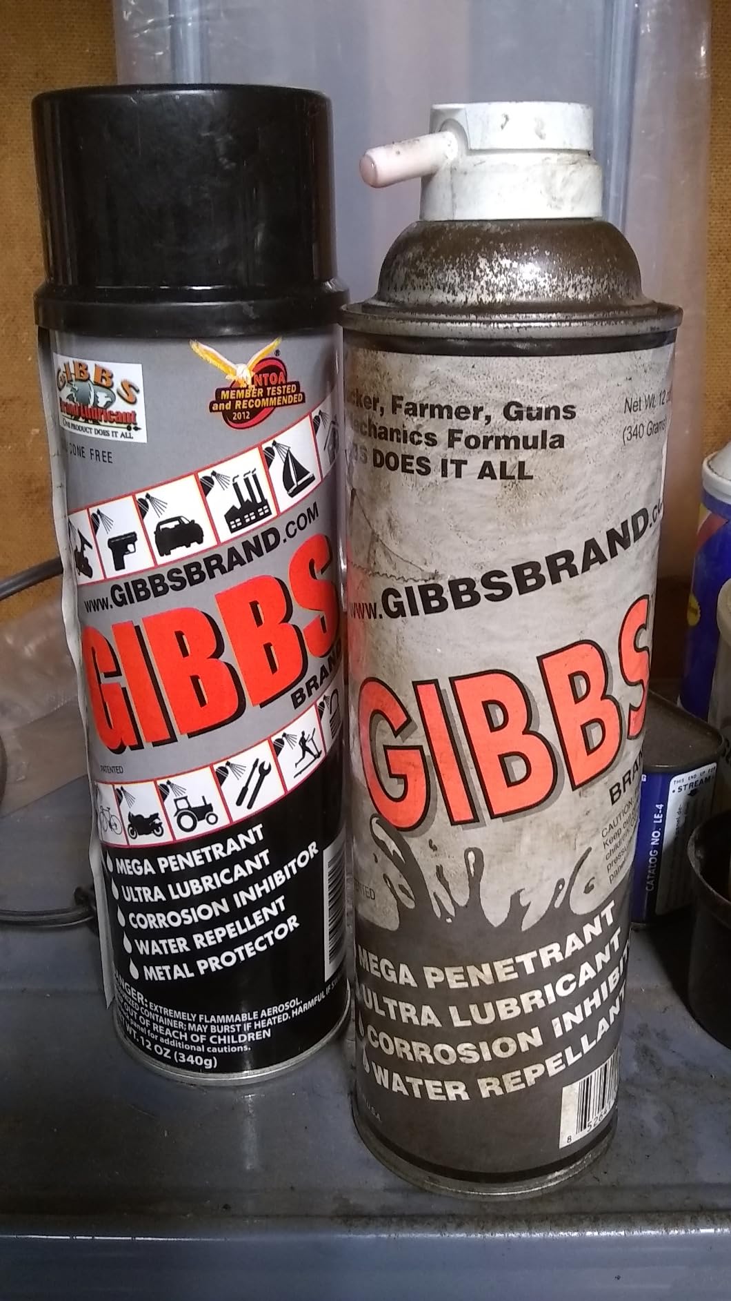 Gibbs Brand Lubricant (2-12oz cans) customer photo 1