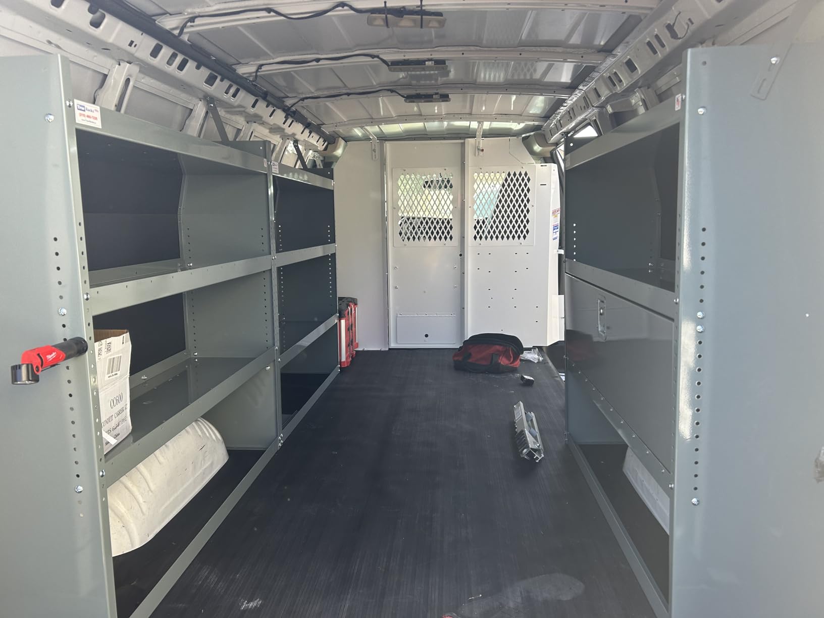 True Racks Van Shelving Storage System - Package 3 pc. Set for Full Size Van customer photo 2