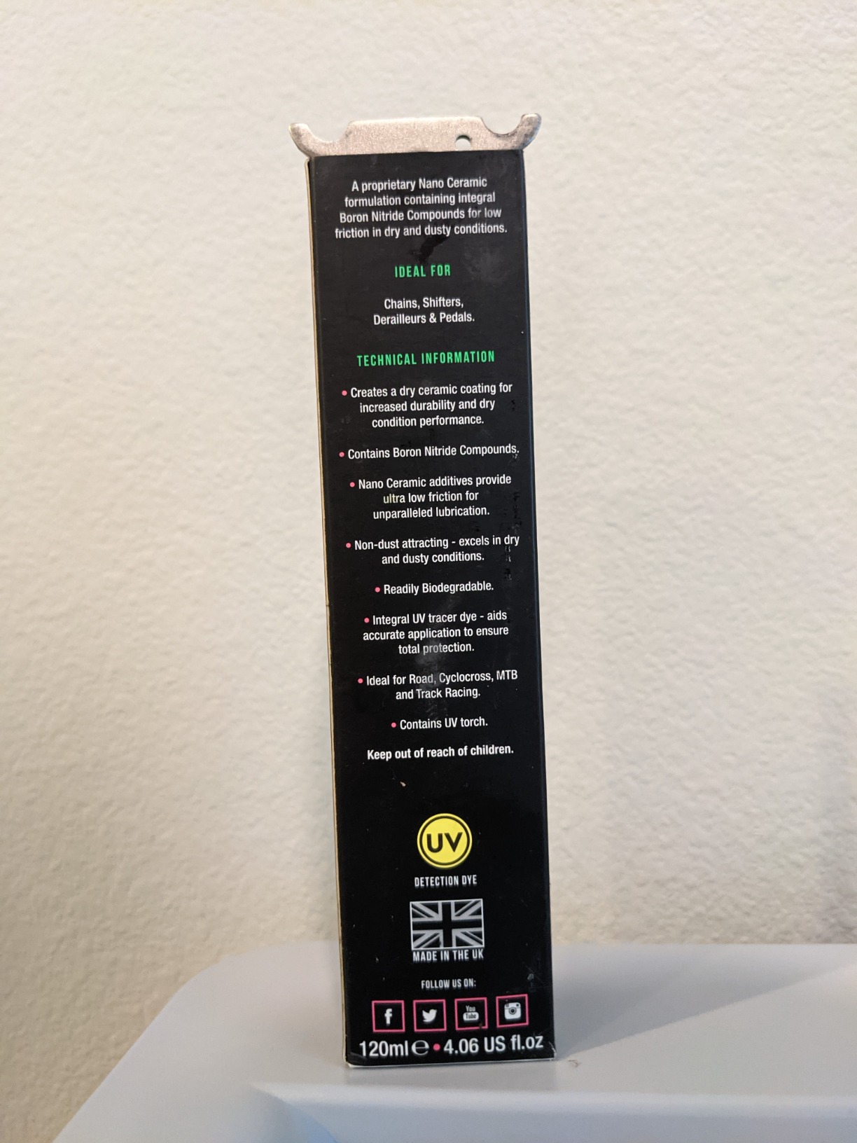 Muc-Off C3 Dry Weather Ceramic Lube, Bike Chain Oil, 120ml customer photo 1