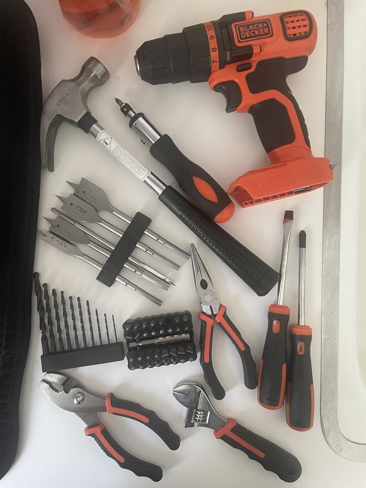 BLACK+DECKER 20V MAX 68-Piece Cordless Drill and Home Tool Project Kit with Tool Storage Bag (LDX120PK) customer photo 1