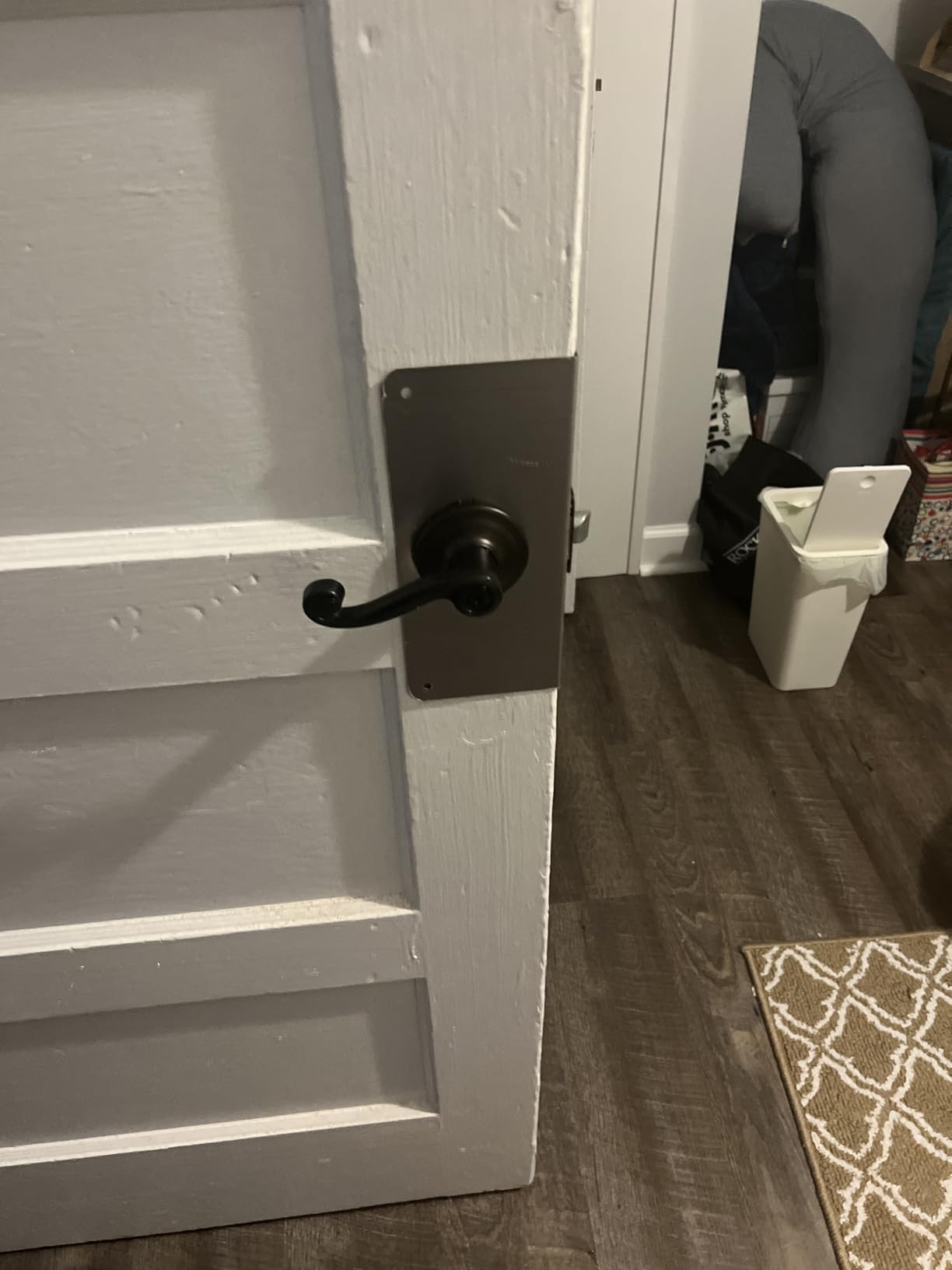 Prime-Line Door Reinforcement Plate, Stainless Steel, for 1-3/8 in. Doors customer photo 2