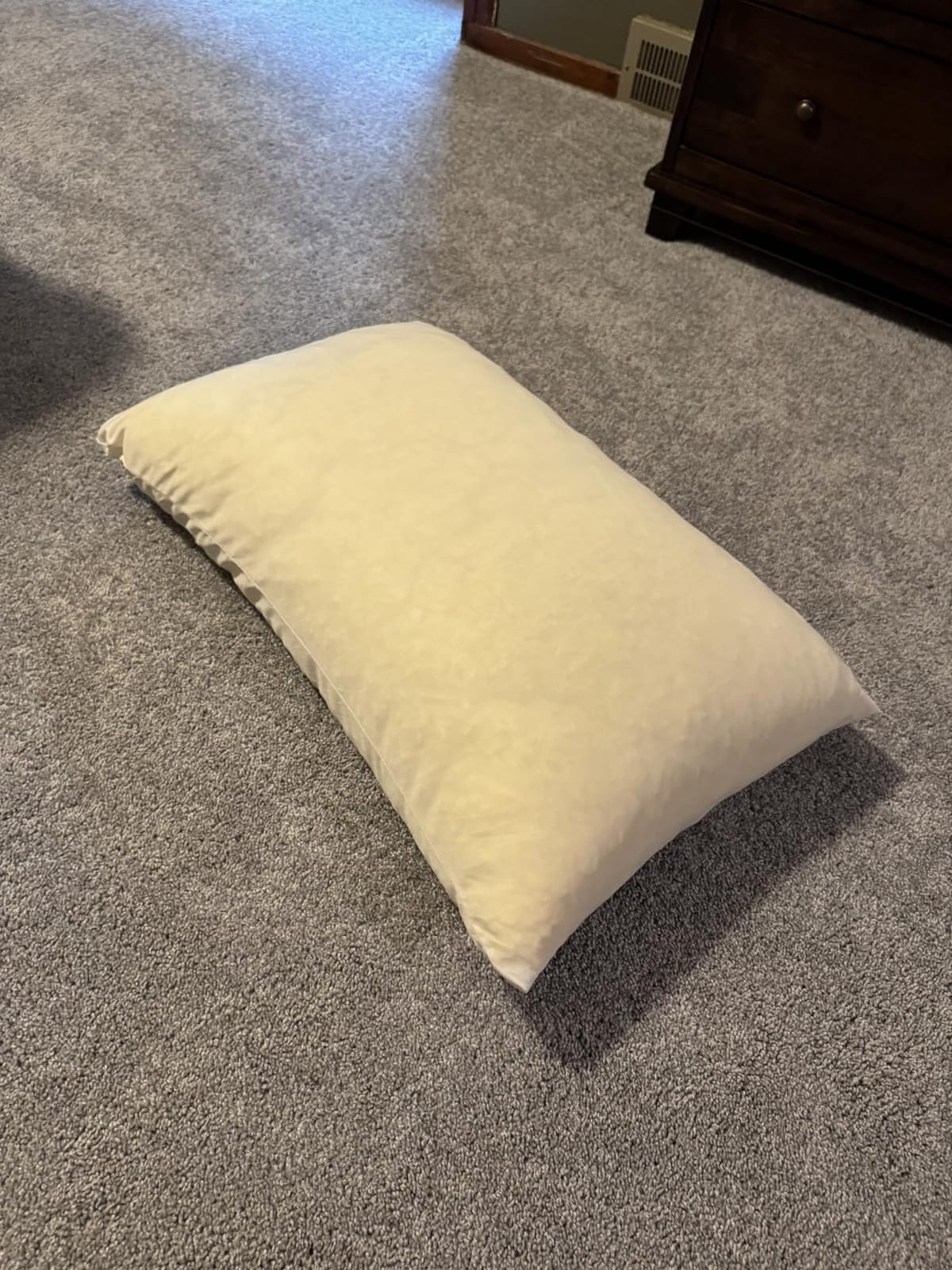 Coop Home Goods Original Adjustable Pillow, Queen Size Bed Pillow for Sleeping, Cross Cut Memory Foam Pillow - Medium Firm Back, Stomach and Side Sleeper Pillow, CertiPUR-US/GREENGUARD Gold customer photo 1