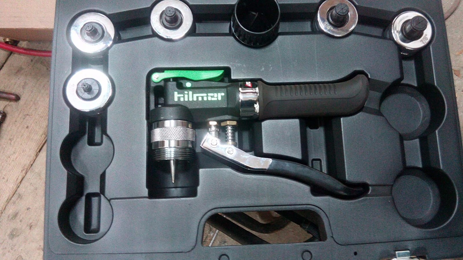 Hilmor Compact Swage Tool Kit with Case, HVAC Tools and Equipment for Maintenance and Repairs, Single Hand Operation, Black customer photo 1