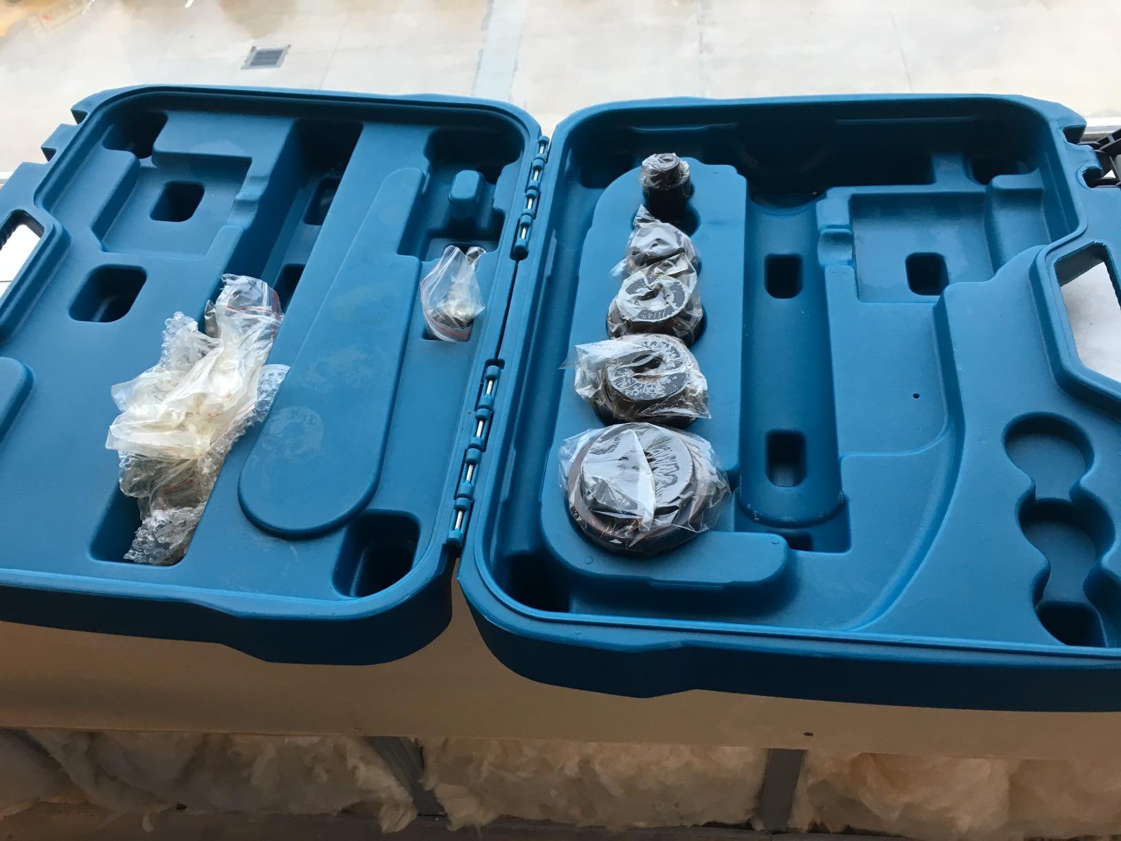 TEMCo Hydraulic Knockout Punch TH0004 - Electrical Conduit Hole Cutter Set KO Tool Kit 5 Year Warranty customer photo 2