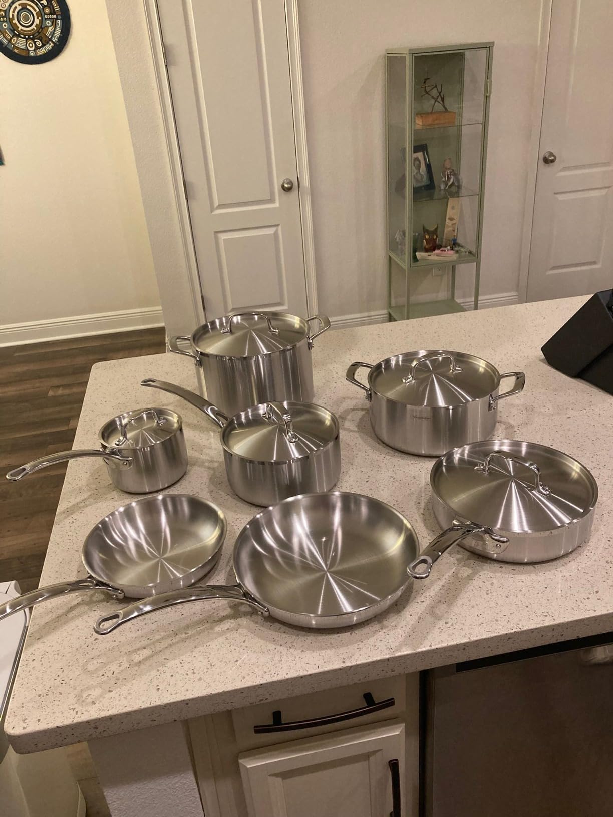 Tramontina Signature Tri-Ply Clad Stainless Steel 12-Pc Pots and Pans Set, Induction-Ready, Dishwasher-Safe, NSF-Certified, Made in Brazil customer photo 2