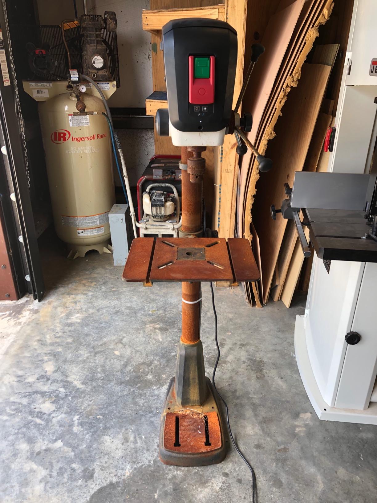JET 17-Inch Floor Drill Press, 16 Speed, 3/4 HP, 115V 1Ph (Model JDP-17) customer photo 1