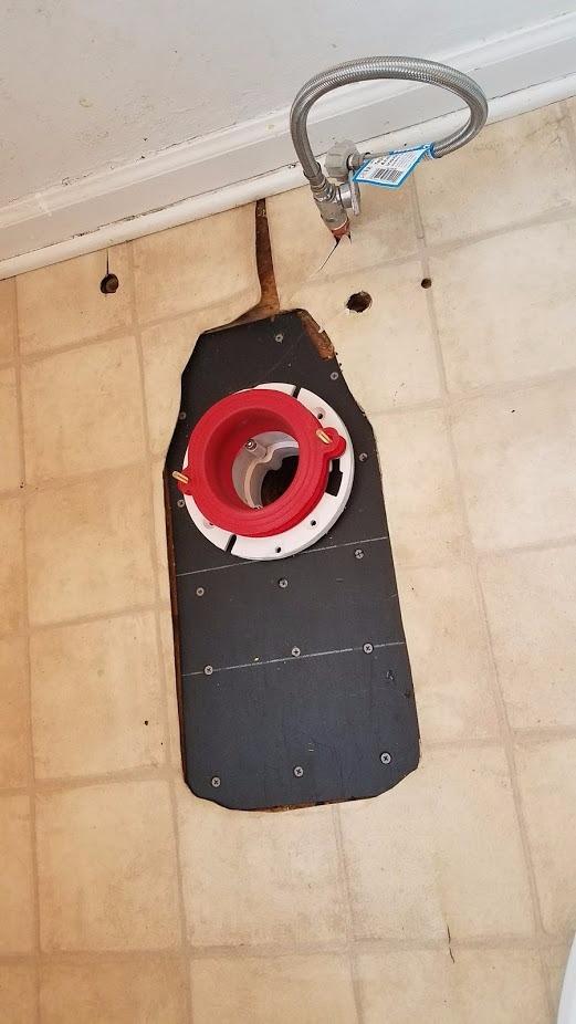 Korky WaxFree Toilet Seal Kit with Hardware - Easy to Install - 6000 | Repositionable during install and adapts to flanges above, even with, or below finished floors customer photo 2