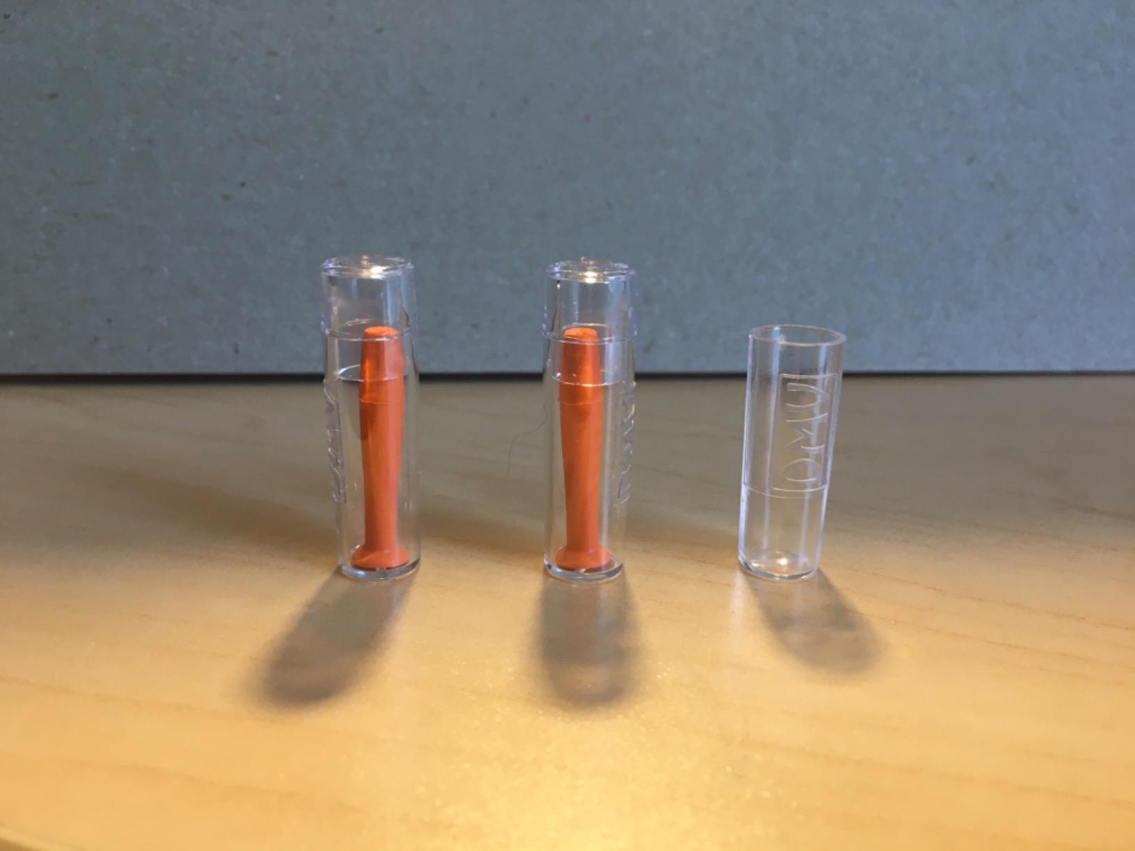 DMV Ultra Contact Lens Remover Tool Applicator Made in USA 3 Pack - Orange | Suction cup plunger for scleral, rigid gas permeable (RGP), and hard lenses, ideal for long nails. Not for soft lenses customer photo 1