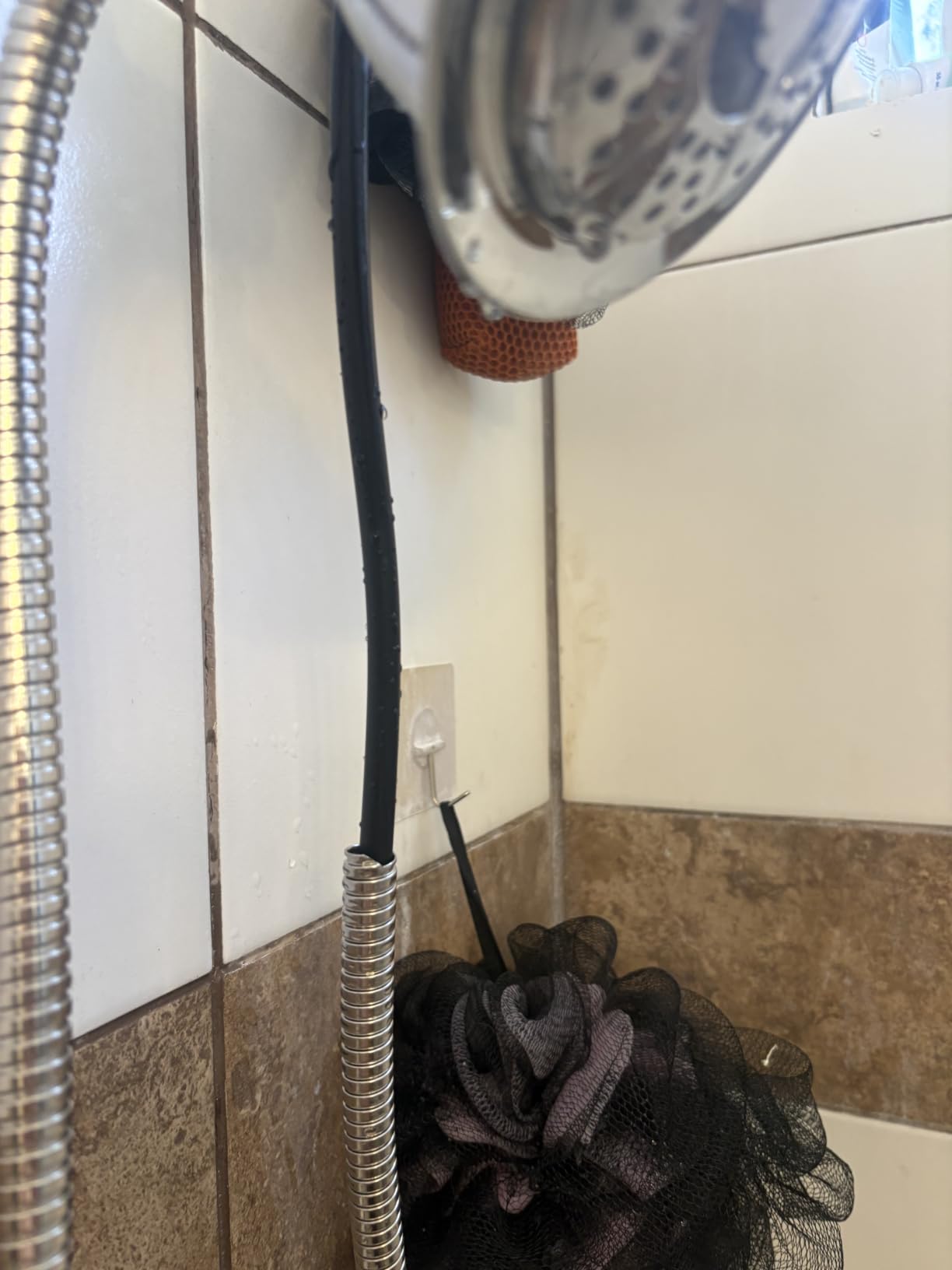 Dream Spa All Chrome 3-way LED Shower Head Combo with Air Jet LED Turbo Pressure-Boost Nozzle Technology. Color of LED lights changes automatically according to water temperature customer photo 2