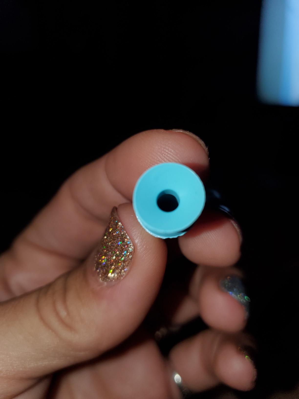 DMV Scleral Cup Contact Lens Applicator Tool Made in USA 3 Pack - Blue | Also inserts hybrid and soft lenses. Inserts and removes prosthetic eyes. For insertion only, not lens removal. customer photo 2