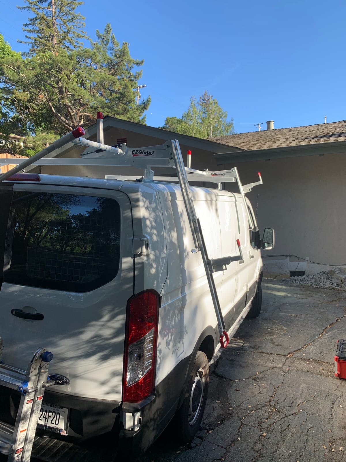 Weather Guard EZGLIDE2 Drop-Down Ladder Rack, Extended, Mid/High-Roof, Model 2291-3-01 customer photo 2
