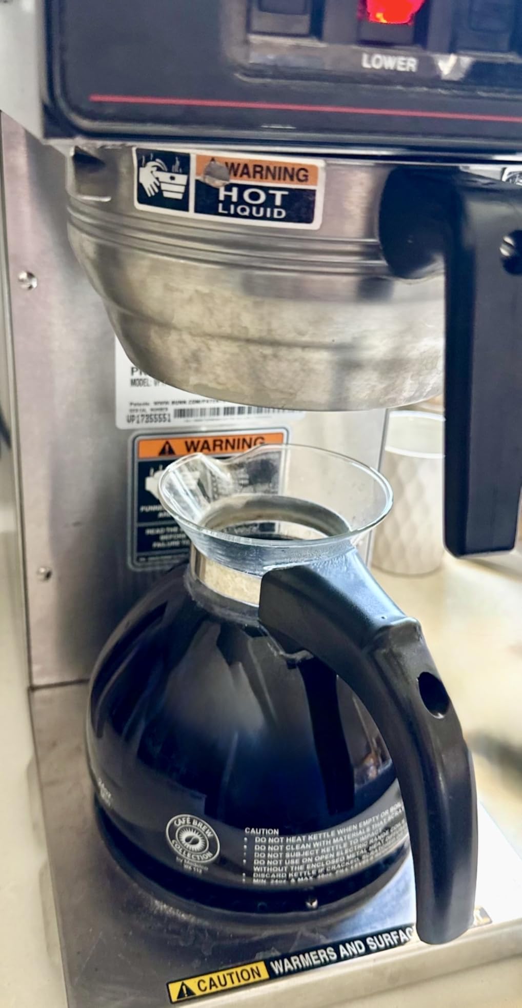 Café Brew Glass Tea Kettle, Whistling Stovetop, 12 Cup, BPA-Free | German borosilicate glass. Gas & electric stovetop safe. Heat resistant. Whistles at boil. 12-cup capacity. customer photo 2