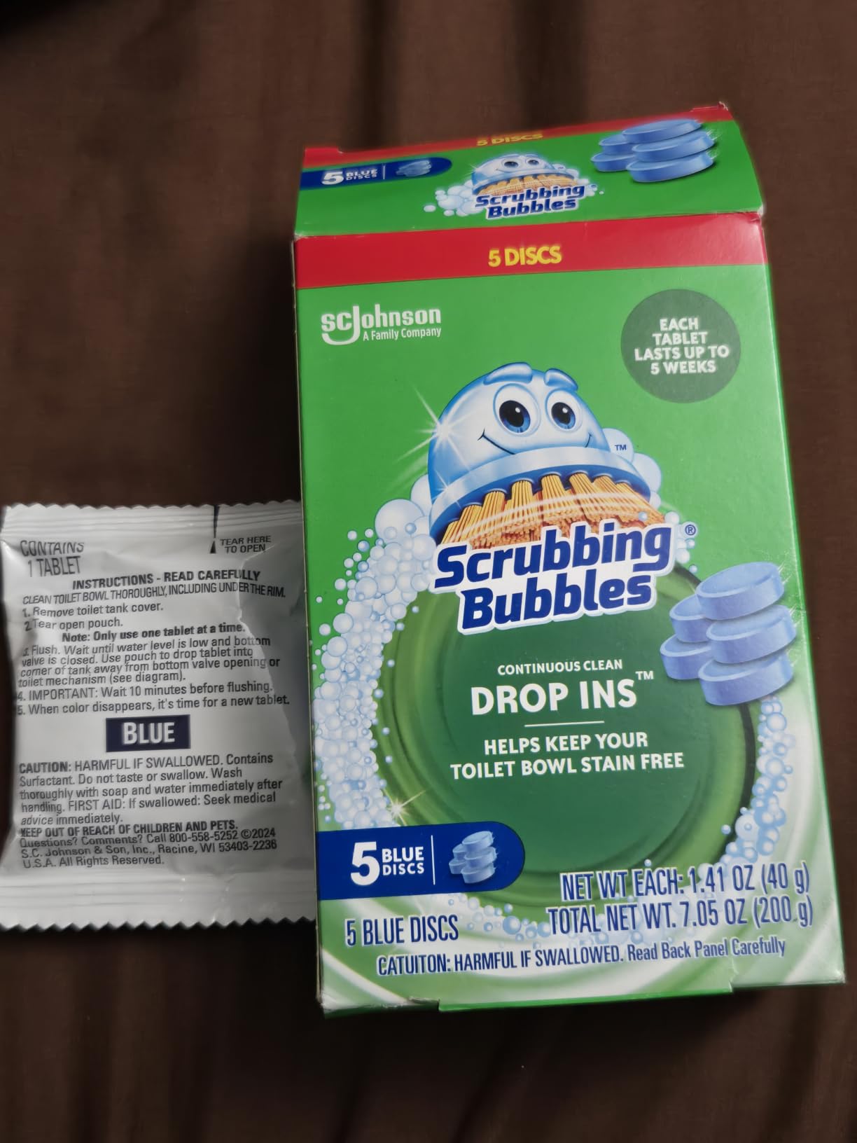 Scrubbing Bubbles Continuous Clean Toilet Tank Drop-Ins, 5 Count | Automatic Toilet Bowl Cleaner, Stain Protection & Odor Control, Prevents Hard Water & Limescale Stains, Lasts up to 25 Weeks customer photo 2