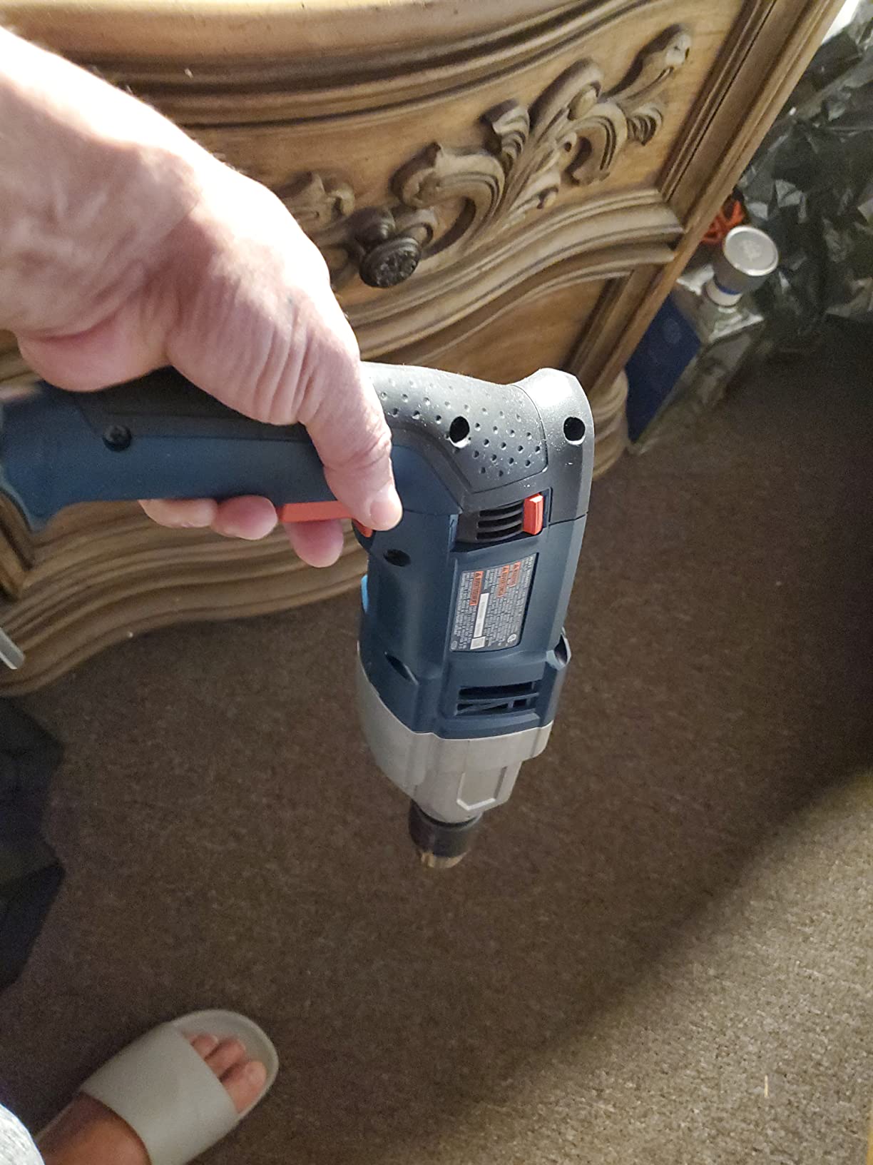 BOSCH 8.5 Amp HD18-2 Two-Speed Hammer Drill for Concrete Demolition customer photo 1