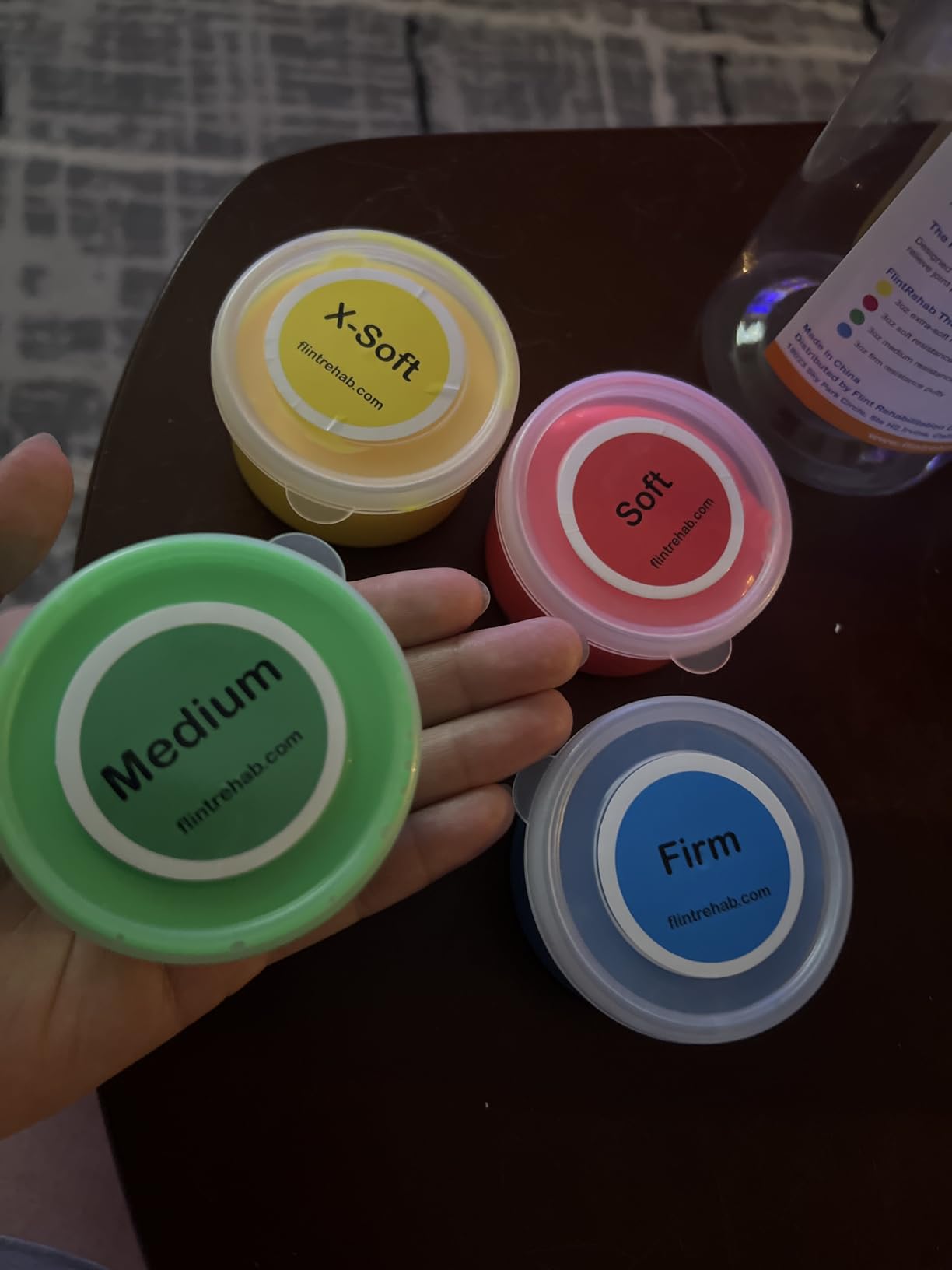 FlintRehab Therapy Putty for Teens & Adults (4 Pack, 3 Oz Each) - Putty for Hand Therapy, Fidgeting & Stress Relief - Non-Toxic Resistive Exercise Putty for Hand Strengthening customer photo 2