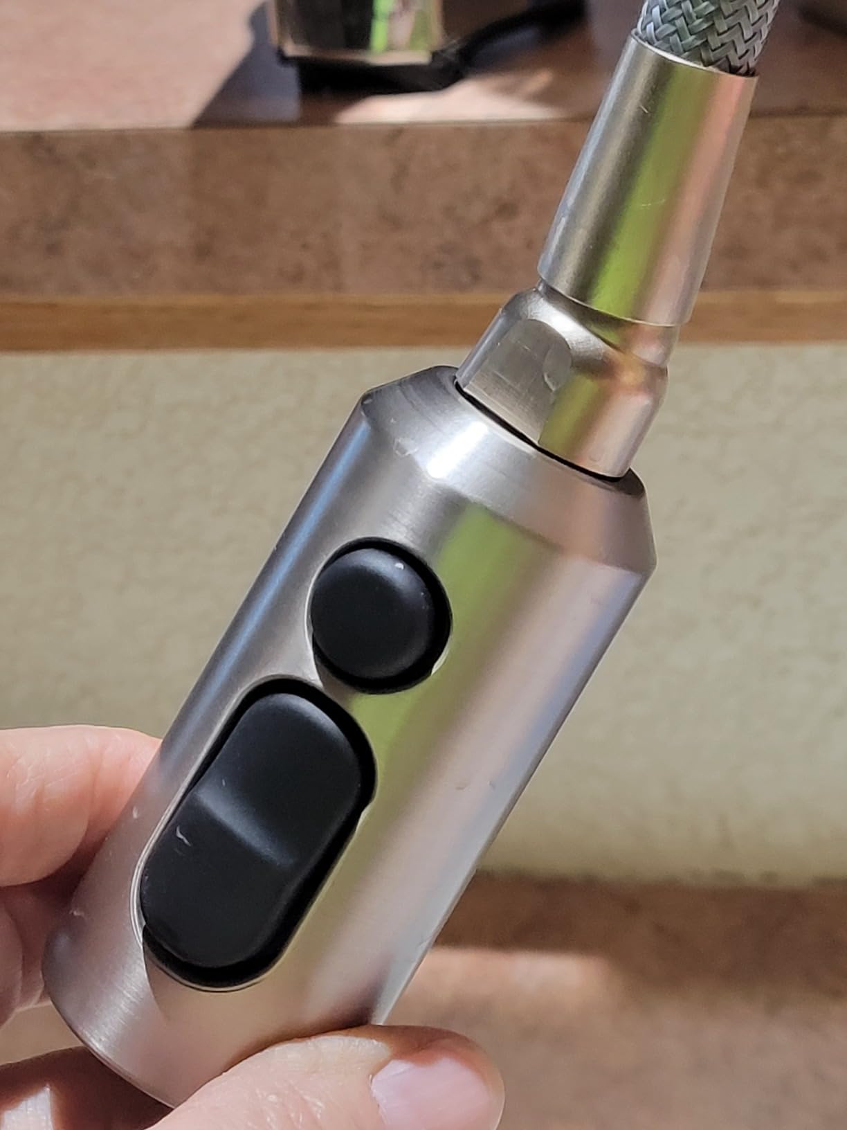 Moen Align Spot Resist Stainless Pulldown Kitchen Faucet with Pre-Rinse and Power Boost Pull Down Sprayer, Easy Installation, 5923SRS customer photo 1