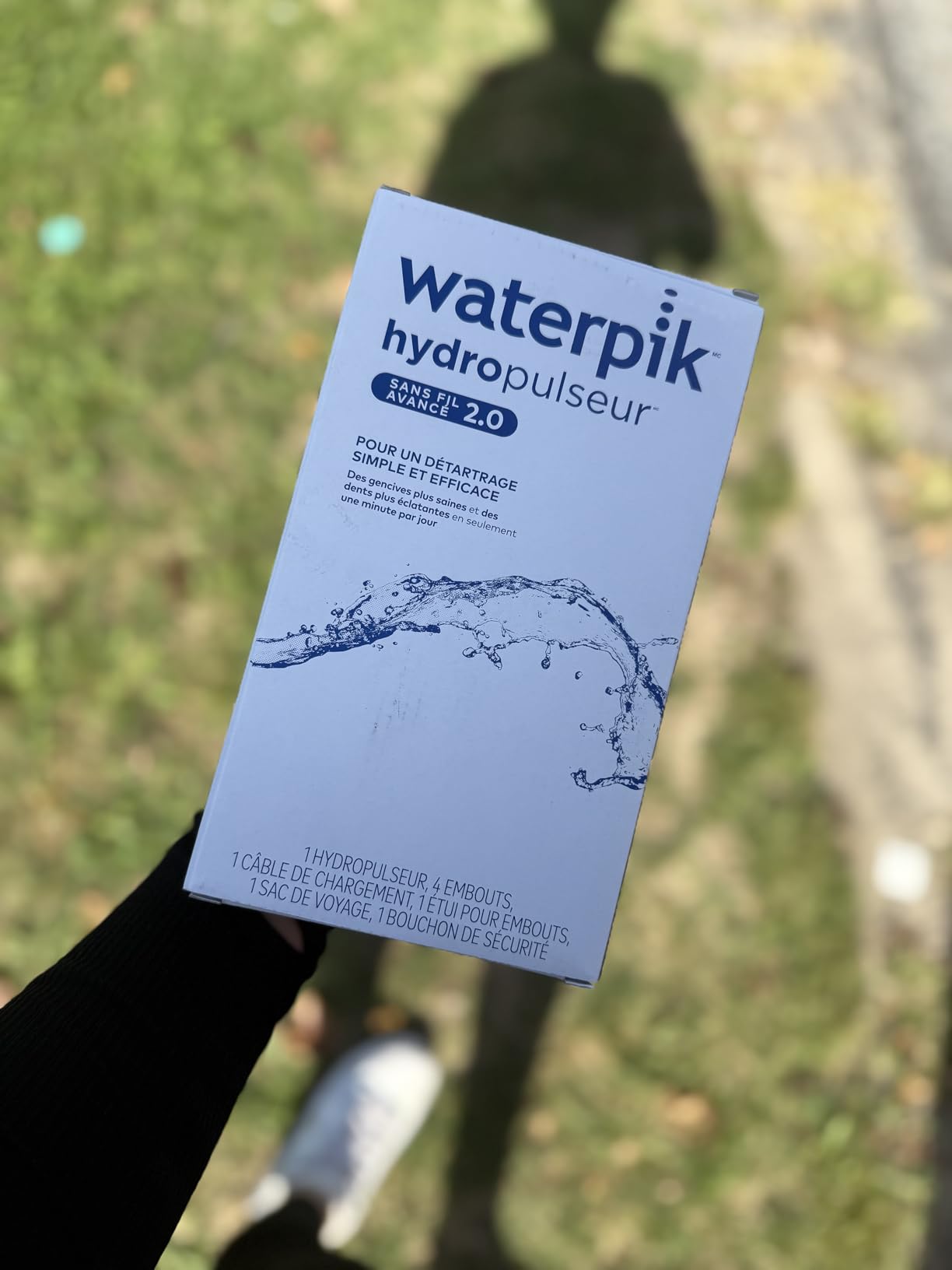 Waterpik Cordless Advanced Portable Water Flosser, Rechargeable, White | 3 Settings, 4 Tips, Travel Bag, for Gums, Teeth, Dental Braces, Implants, Shower Use ADA Accepted WP-580 Packaging May Vary customer photo 2