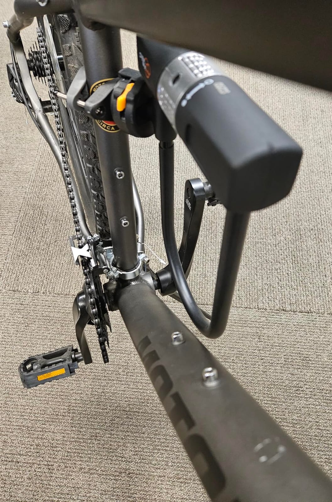 Bike U Lock with Cable - Via Velo Heavy Duty Bicycle U-Lock,14mm Shackle and 10mm x1.8m Cable with Mounting Bracket for Road, Mountain, Electric & Folding Bike customer photo 2