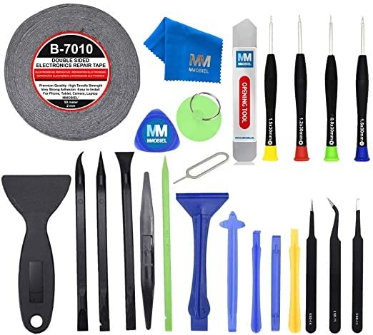 MMOBIEL Repair Tool Kit Compatible with iPhone, iPad, Samsung, Tablet, Laptop, Nintendo and More - Precision Screwdriver Set - 24 Pcs - Complete Professional Universal Toolkit customer photo 2