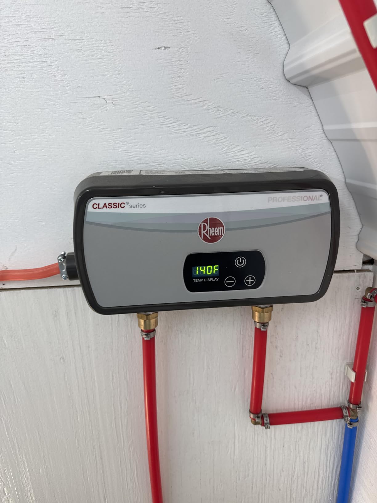 Rheem RTEX-08, 8kW Professional Classic 240V Tankless Electric Water Heater customer photo 1