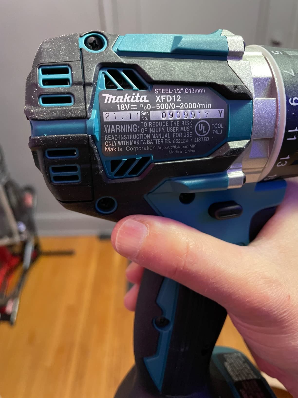 Makita XFD12Z 18V LXT Lithium-Ion Brushless Cordless 1/2
