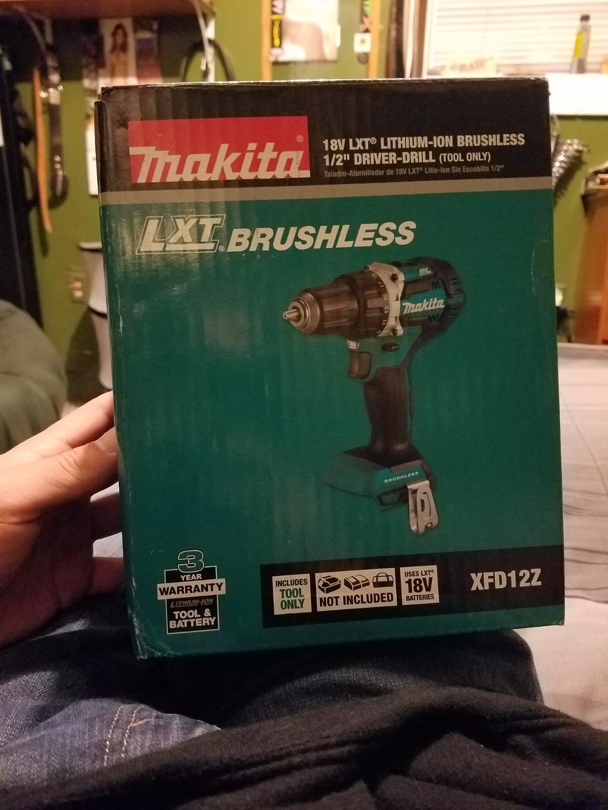 Makita XFD12Z 18V LXT Lithium-Ion Brushless Cordless 1/2