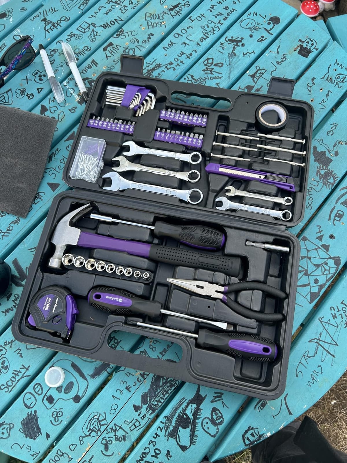 CARTMAN 148-Piece Automotive And Household Tool Set, Red Repair Kit Case customer photo 1