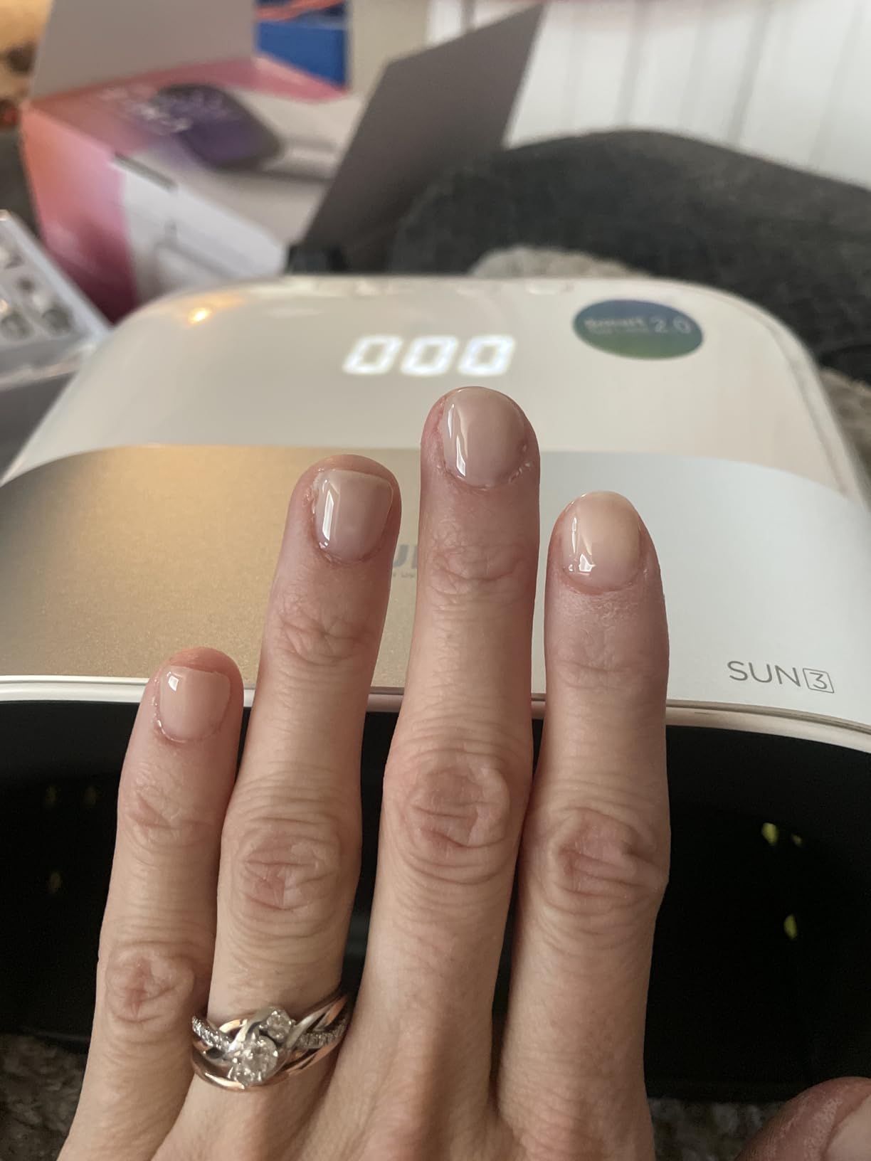 SUNUV UV Light for Gel Nails, Professional UV LED Gel Lamp SUN3 | 4 Timers and Smart Sensor, 39 LEDs, Deep-Curing Lamp for All Gel Polishes, Overheating Protection, Remove Base, Salon Grade customer photo 1