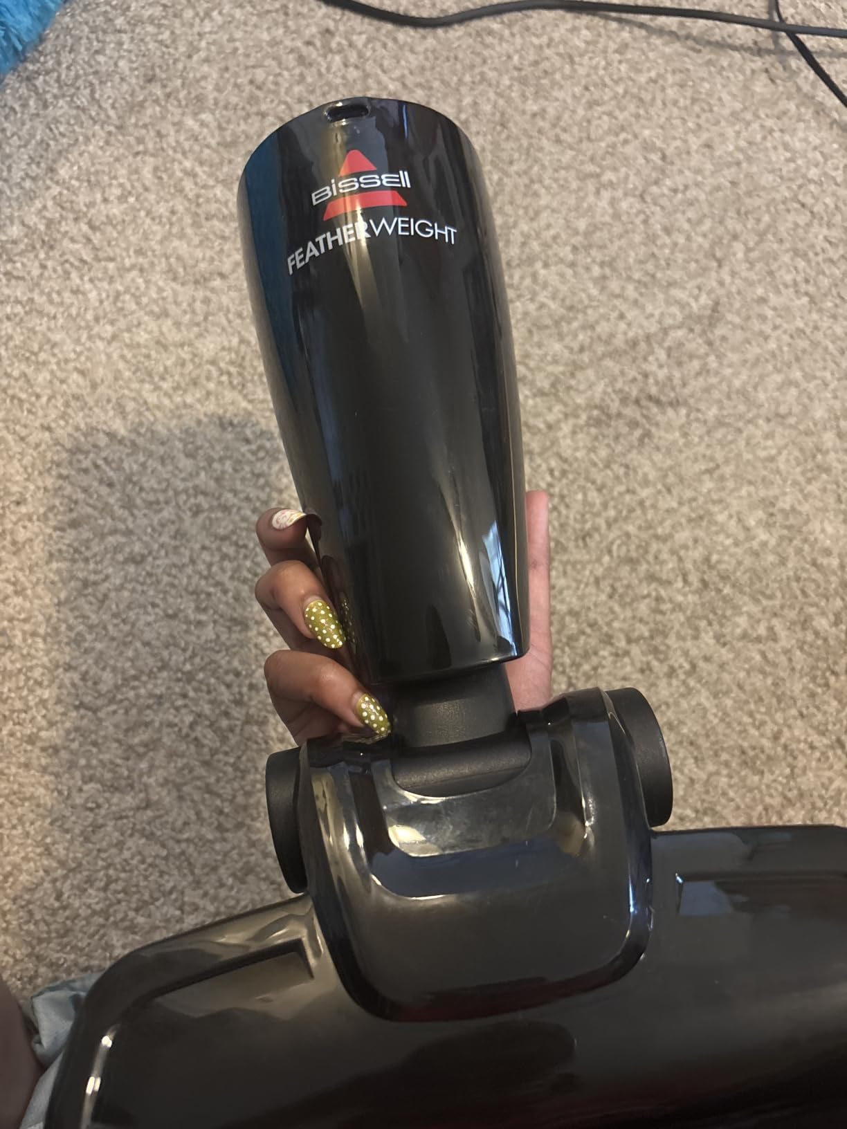 Bissell 2033 Featherweight Stick Lightweight Bagless Vacuum and Electric Broom with Crevice Tool for Hard Floors and Carpets, Blue customer photo 1