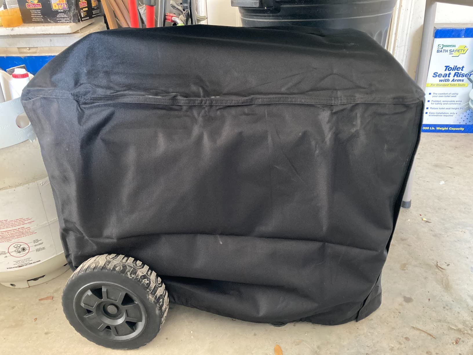 Porch Shield Generator Cover for 5500-15000W, 38 x 28 x 30 inch, Black customer photo 2