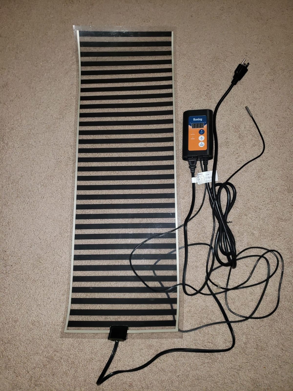 Fermentation Heater Carboy Warmer - Kombucha Heating Wrap with Thermostat | Electric Heat Pad Belt for Home Fermenting & Brewing - Fits Most Fermenter Vessels 2 to 8 Gallons - Temperature Control customer photo 2