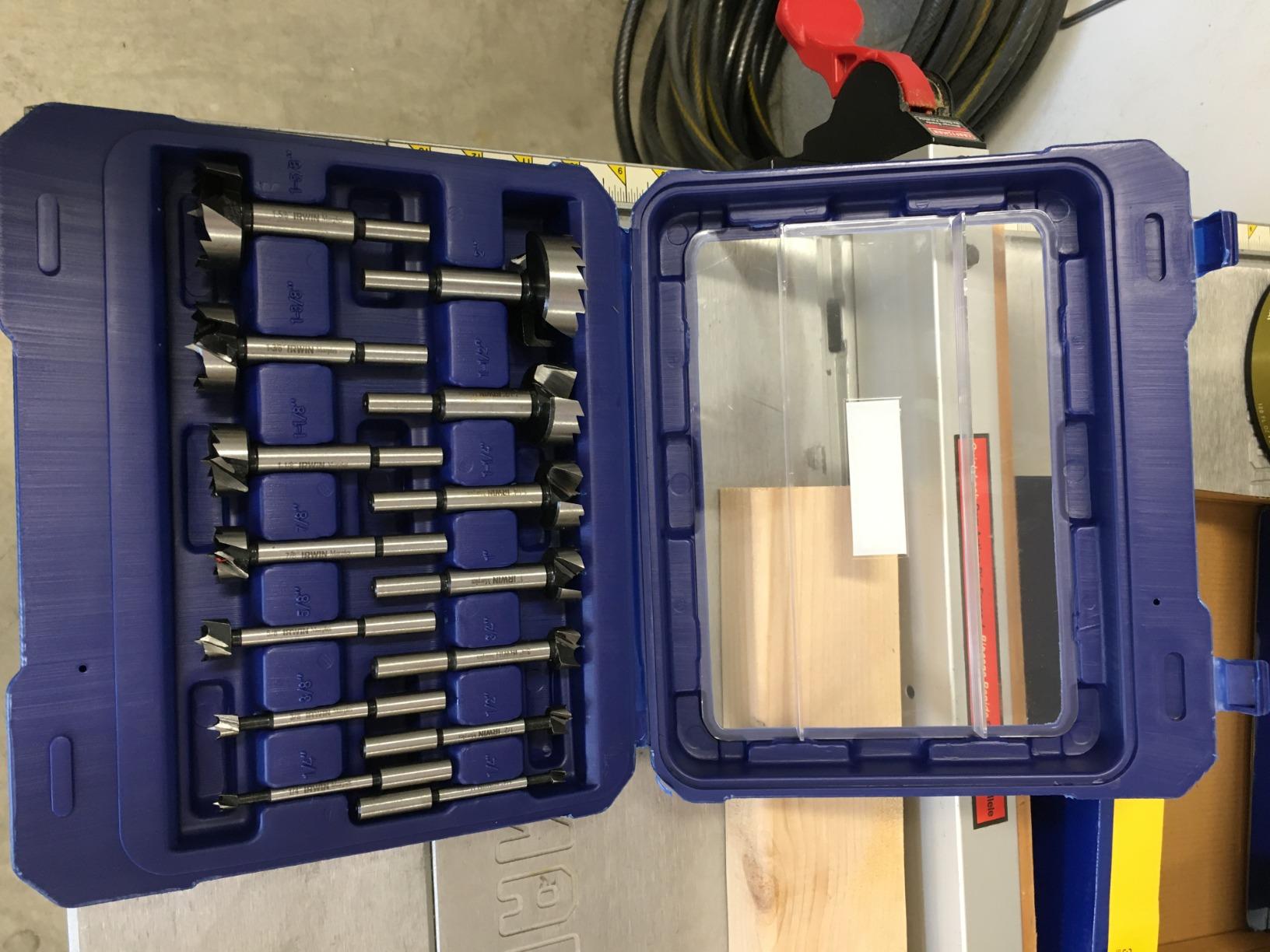 IRWIN Marples Forstner Bit Set, Wood Drill Bits, Made of Carbon Steel, Ideal for Fine Woodworking, Cabinet-Making and More, 14 Pieces (1966893) customer photo 2