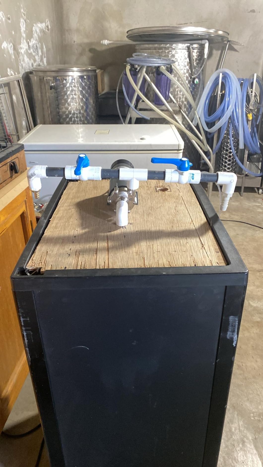 FERRODAY Wort Brewing Pump, Stainless Head Magnetic Drive for Wort Transfer | High Temp Homebrew Beer Pump with 1/2