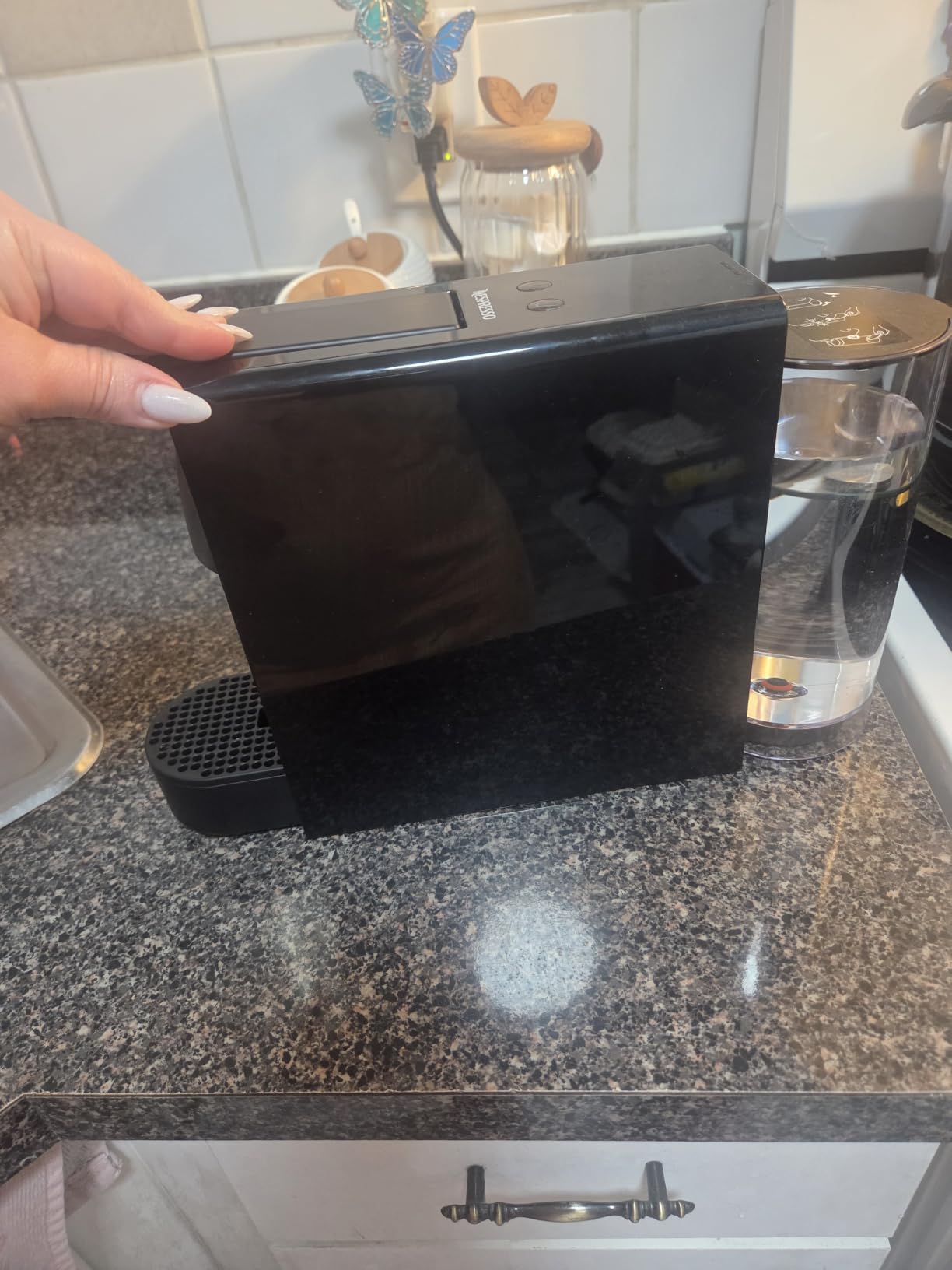Nespresso Original Essenza Mini Espresso Machine, Piano Black customer photo 1