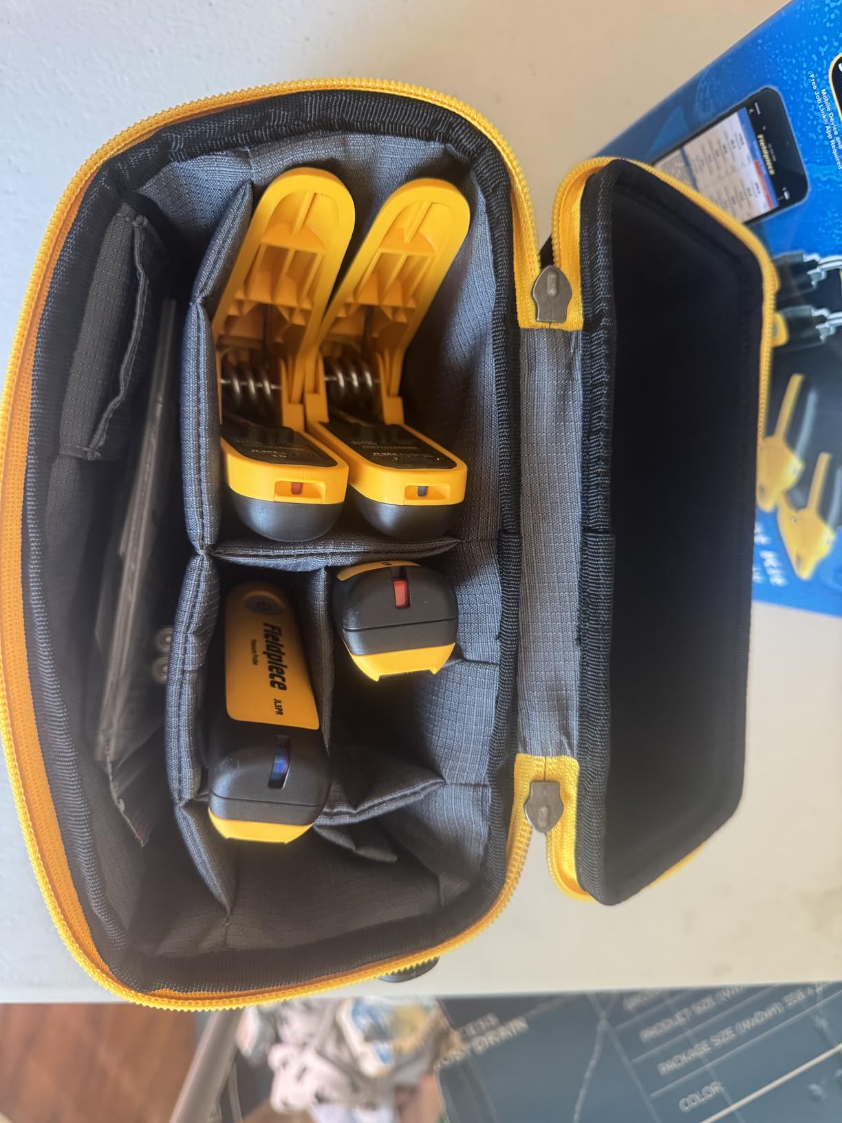 Fieldpiece JL3KR4 HVACR Charge Kit | Fast Accurate Temps with Rapid Rail Technology - HVAC Tools with Padded Case customer photo 2