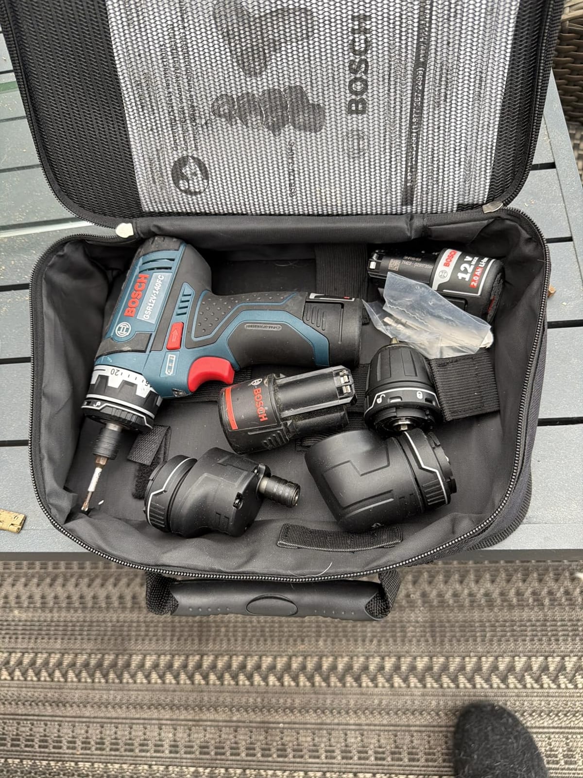 BOSCH GSR12V-140FCB22 12V Max Drill/Driver with 5-In-1 FlexiClick System and (2) 2.0 Ah Batteries customer photo 2