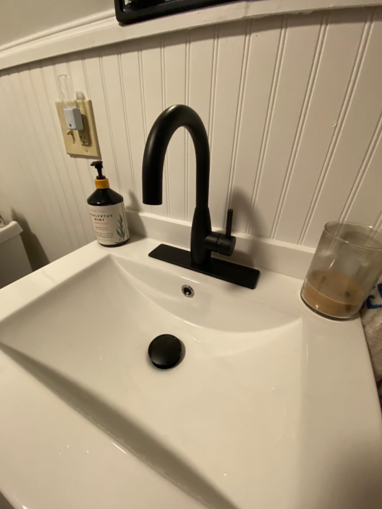 CREA Bar Sink Faucet, Bathroom Kitchen Faucet Brushed Nickel Pre Wet Small Mini Kitchen Bath Utility Marine Faucet Single Hole Stainless Steel Farmhouse Vanity Lavatory Faucets Outdoor customer photo 2
