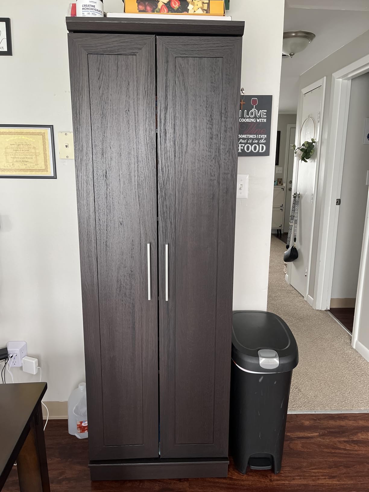 Sauder HomePlus Storage Cabinet/ Pantry cabinets, Soft White finish customer photo 2