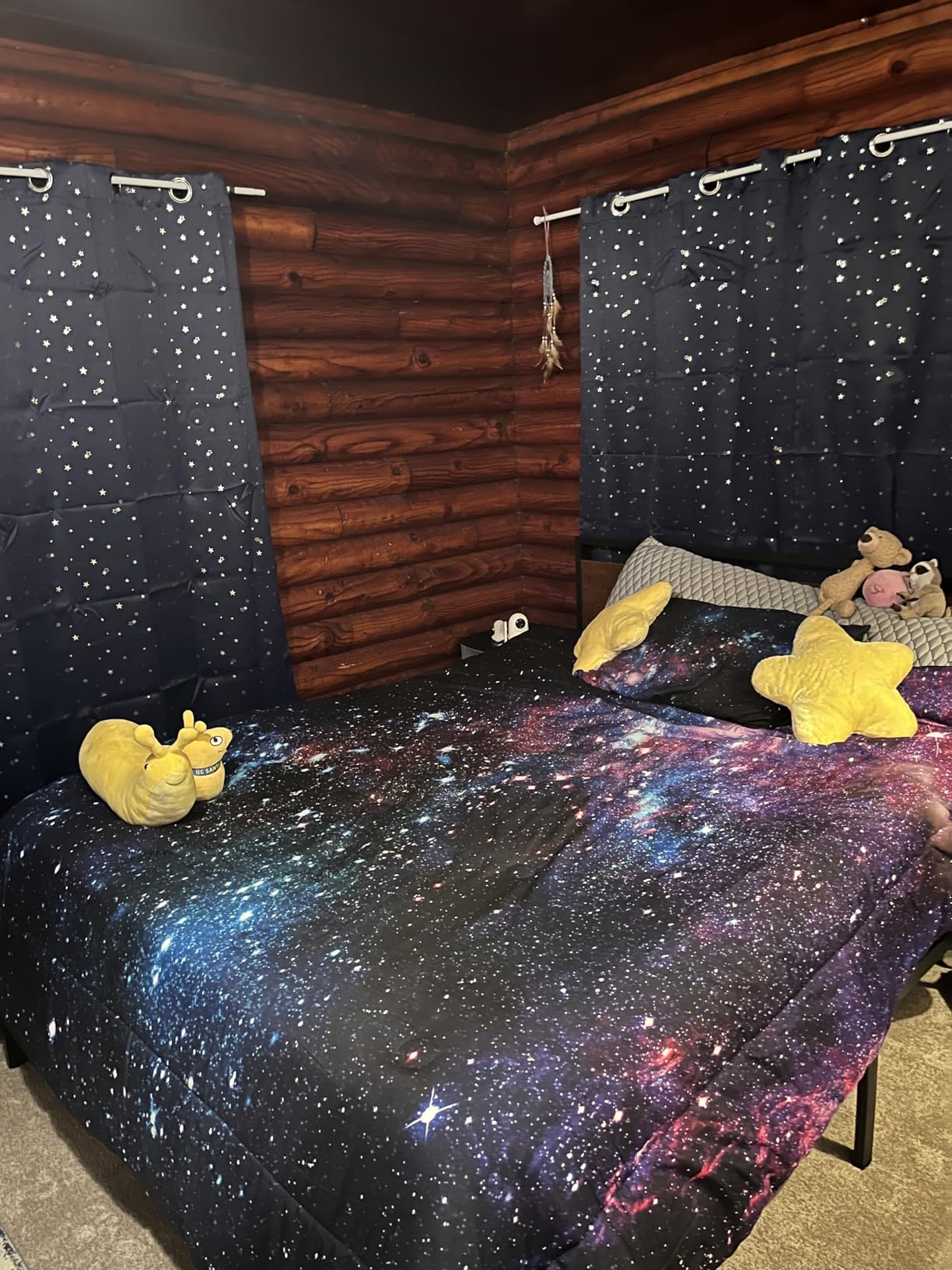 BGment Kids Blackout Curtains for Boys Bedroom 63 Inch Long - Navy 2 Panels customer photo 2