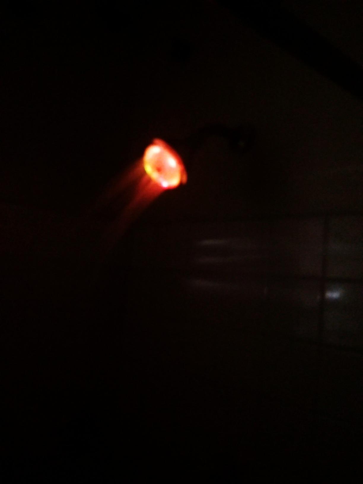 Luminex by PowerSpa 7-Color 4-Setting LED Shower Head with Air Jet LED Turbo Pressure-Boost Nozzle Technology LED colors change automatically every few seconds customer photo 2