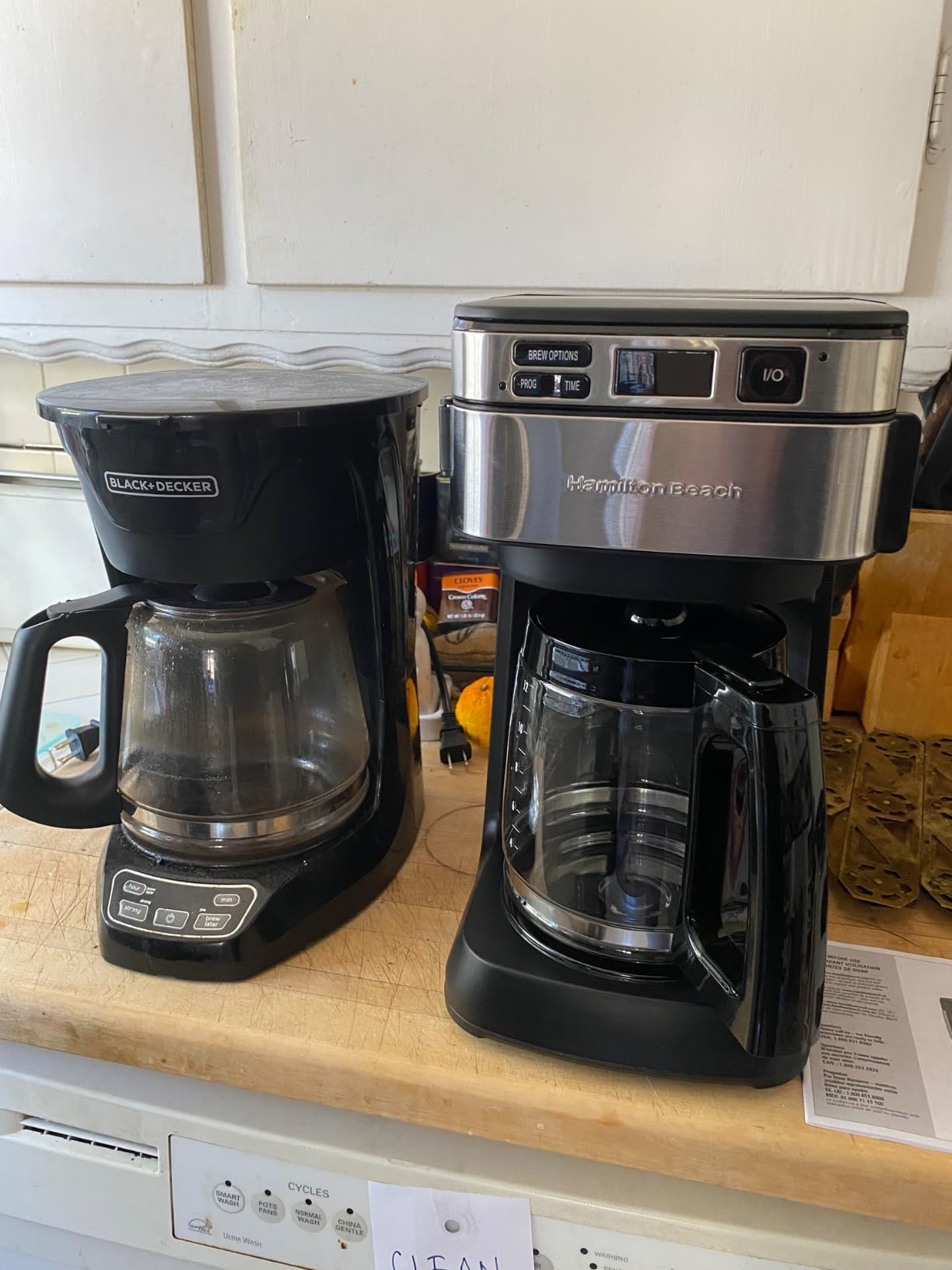 Hamilton Beach FrontFill 12 Cup Programmable Drip Coffee Maker | Regular & Bold Brew Options | Auto Pause and Pour | Glass Carafe | Black with Stainless Accents | 46310 customer photo 1