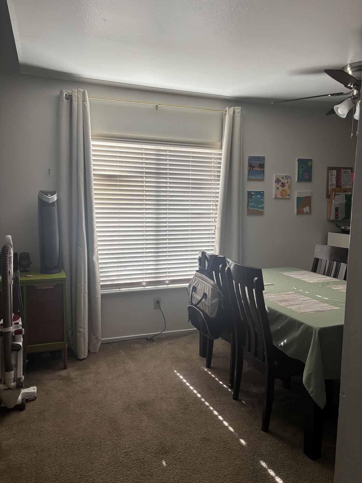 NICETOWN 100% Blackout Window Curtain Panels, Cold and Full Light Blocking Drapes with Black Liner for Nursery, 84 inches Drop Thermal Insulated Draperies (White, 2 Pieces, 52 Wide Each Panel) customer photo 1