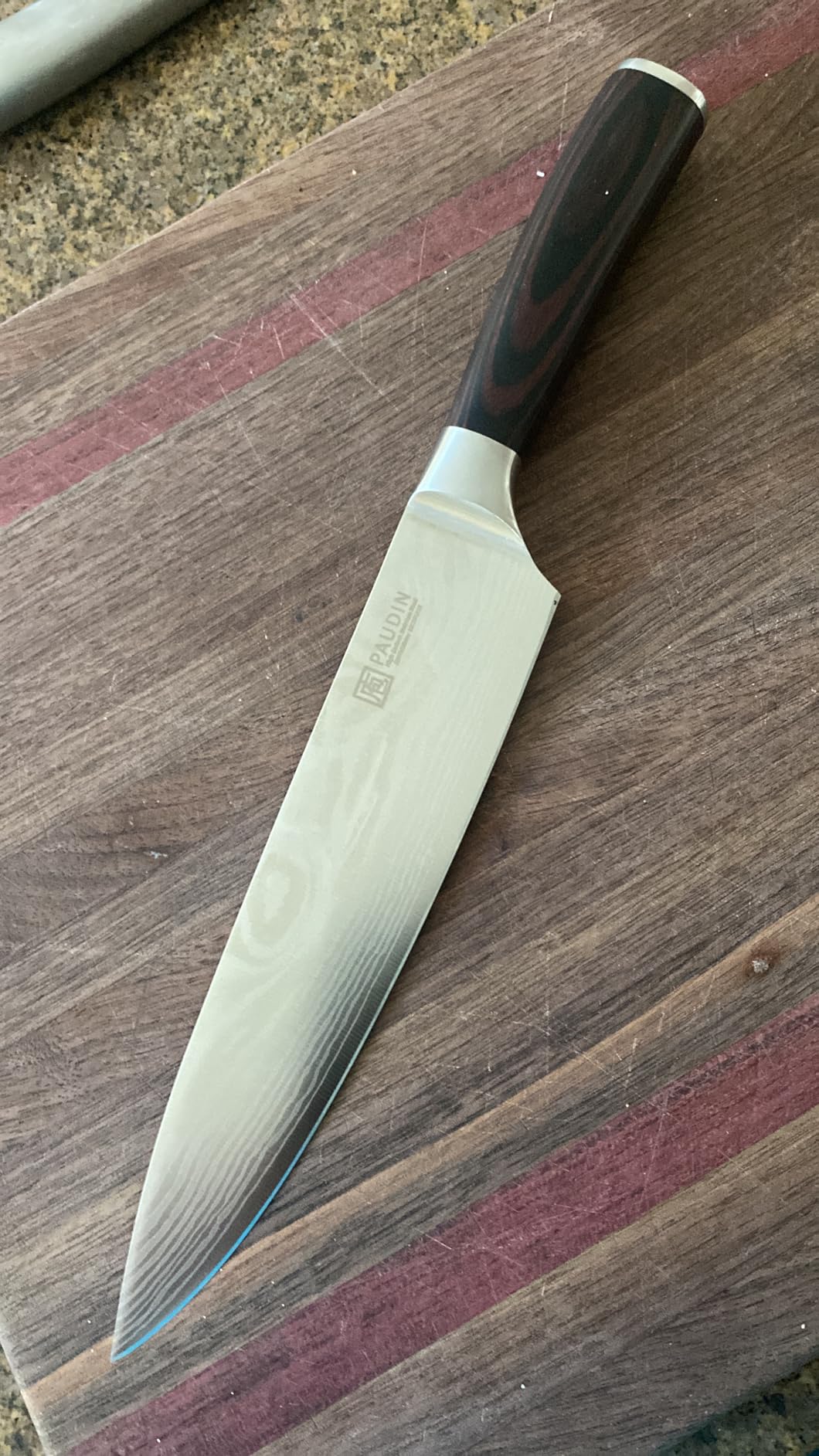 PAUDIN Chef Knife, 8 Inch High Carbon Stainless Steel Sharp Kitchen Knife with Ergonomic Handle, Gift Box customer photo 2