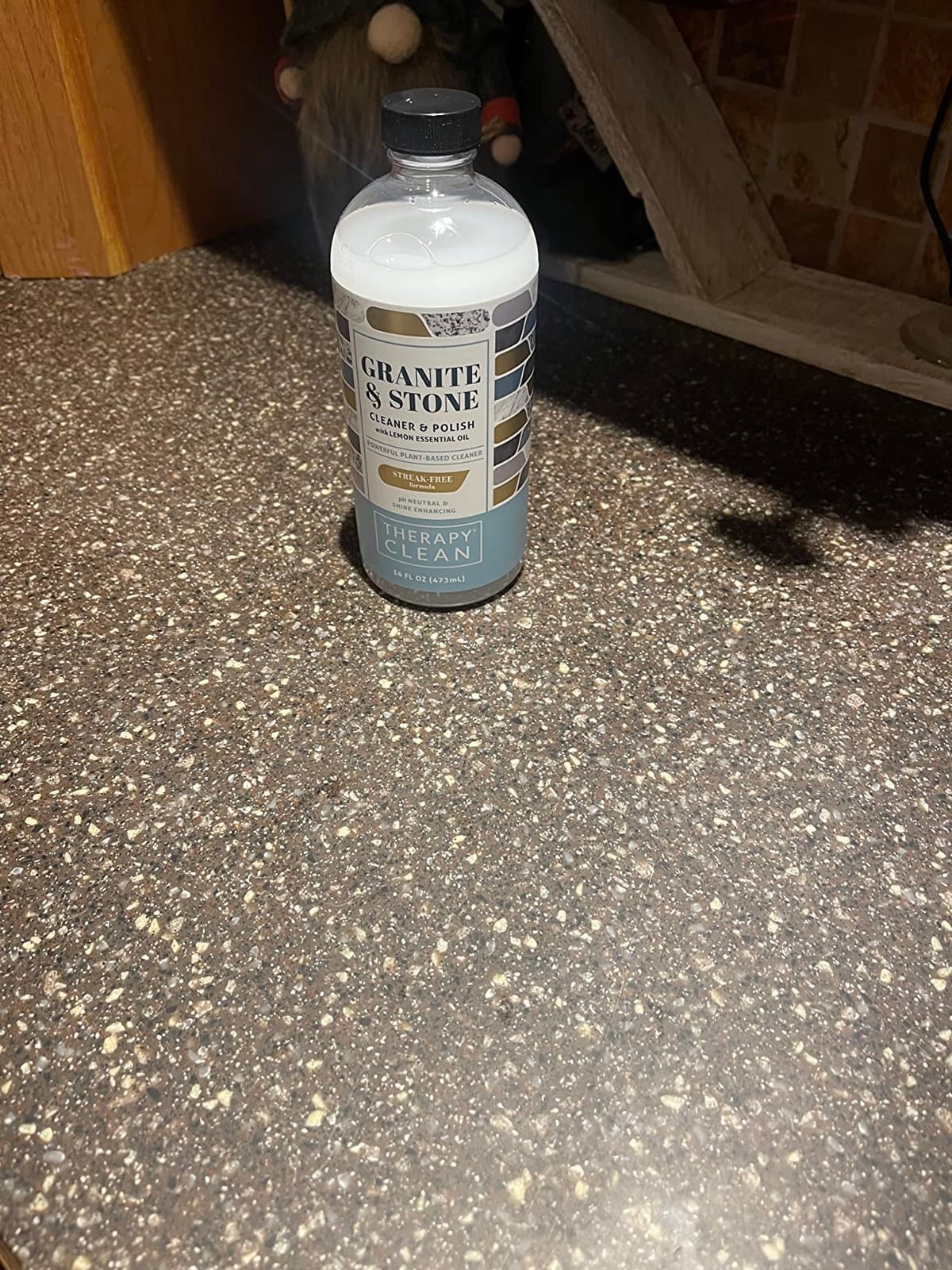 Therapy Granite & Stone Cleaner and Polish - Marble & Quartz (2 Pack) | Safe for granite, marble, quartz, quartzite & sealed stone countertops. Two 16oz bottles. Streak-free, non-toxic formula. customer photo 2