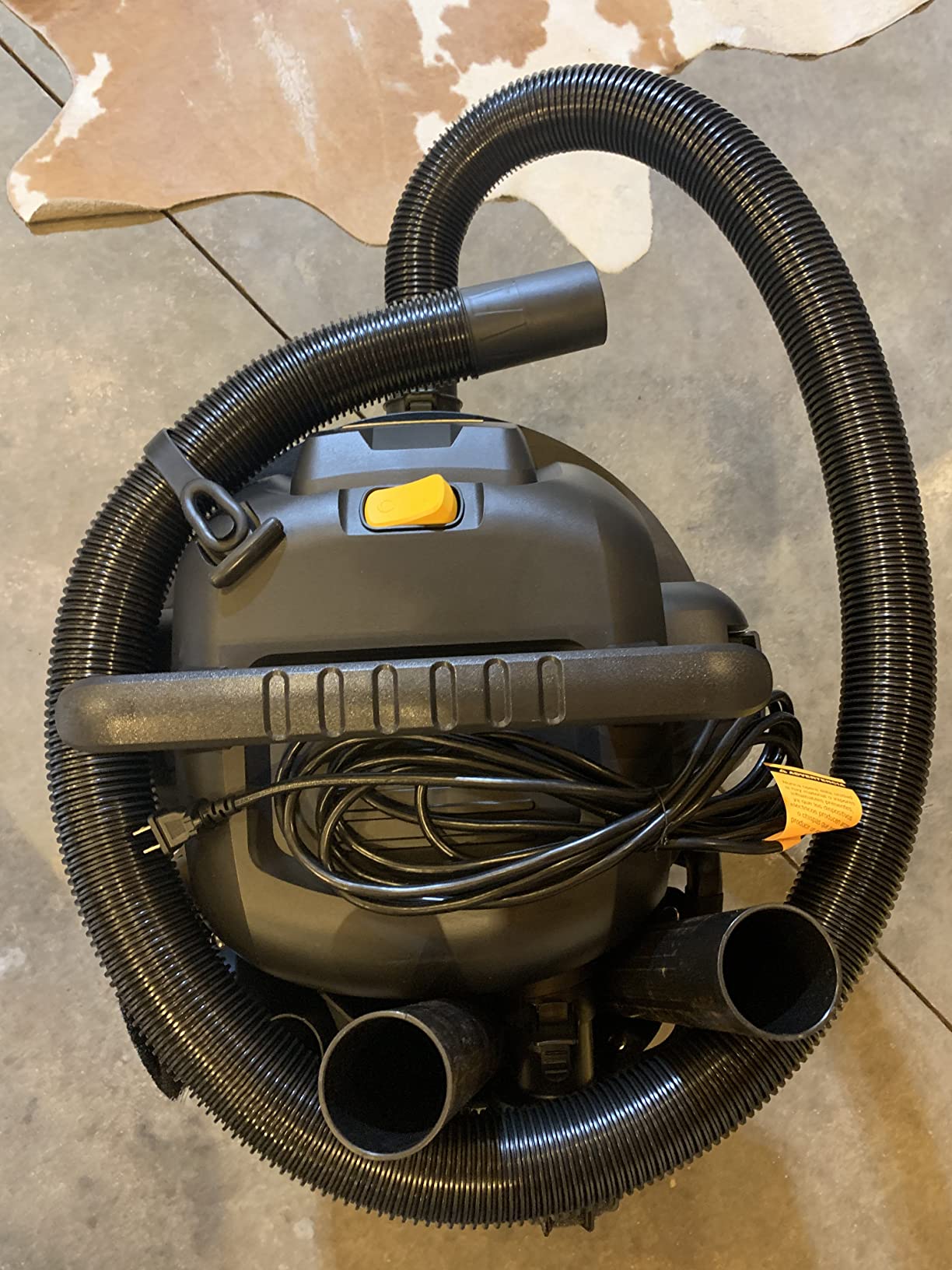 DEWALT 12 Gallon Poly Wet/Dry Vac, 5.5 HP Shop Vacuum DXV12P customer photo 1