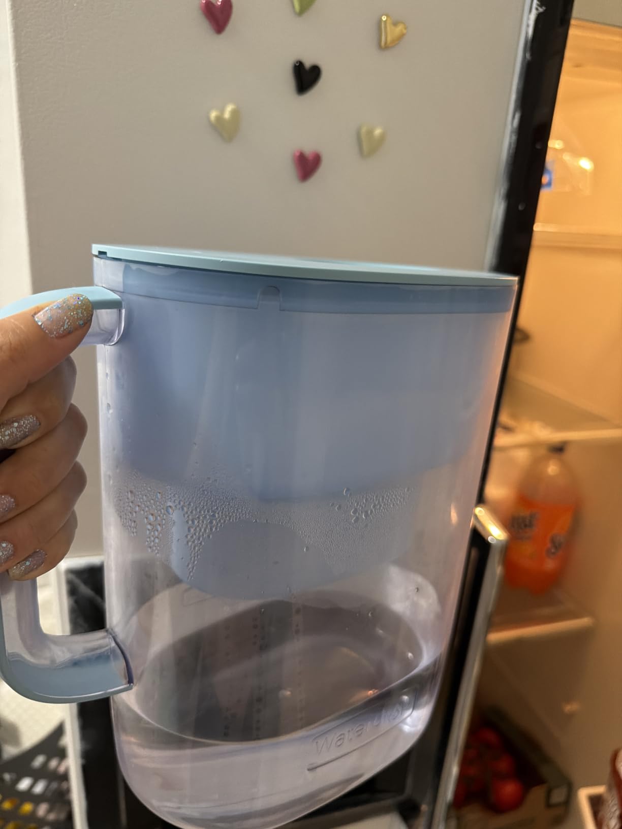 Waterdrop PT-07B Water Filter Pitcher, 10-Cup, NSF Certified, Blue | 200-Gallon Long-Life Filter, Improves Coffee & Tea Taste, Reduces PFOA/PFOS and Chlorine, 5X Longer Filter Life customer photo 1