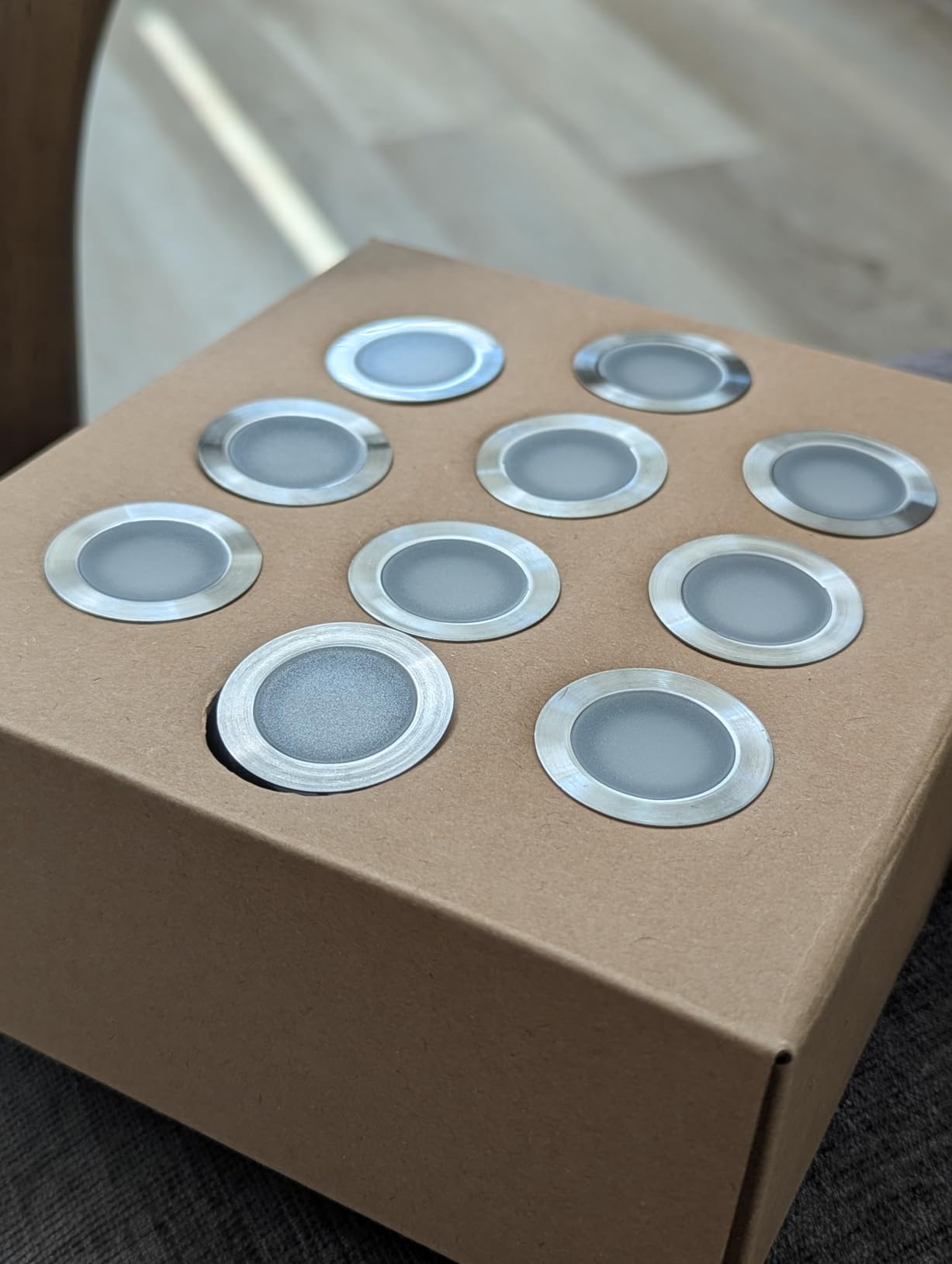 SMY Lighting Recessed LED Deck Light Kits with Protecting Shell, Outdoor LED Landscape Lighting IP67 Waterproof, 12V Low Voltage for Garden, Yard Steps, Stair, Patio, Floor, Kitchen Decoration customer photo 1