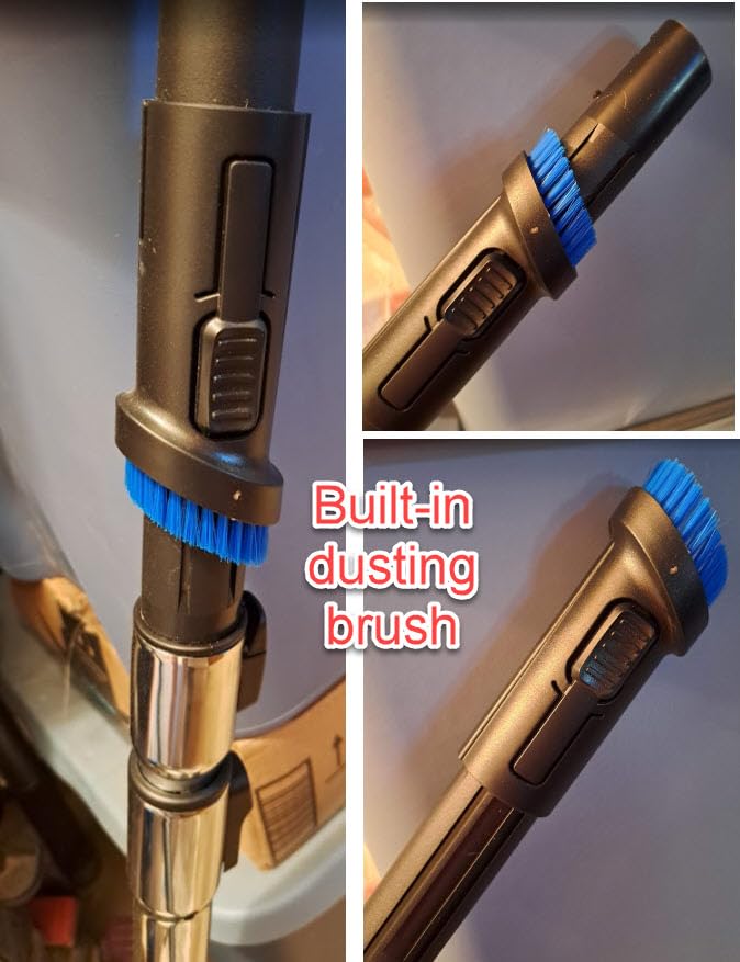 Eureka Whirlwind Bagless Canister Cleaner NEN110A Lightweight Corded Vacuum for Carpets and Hard Floors, Blue customer photo 1