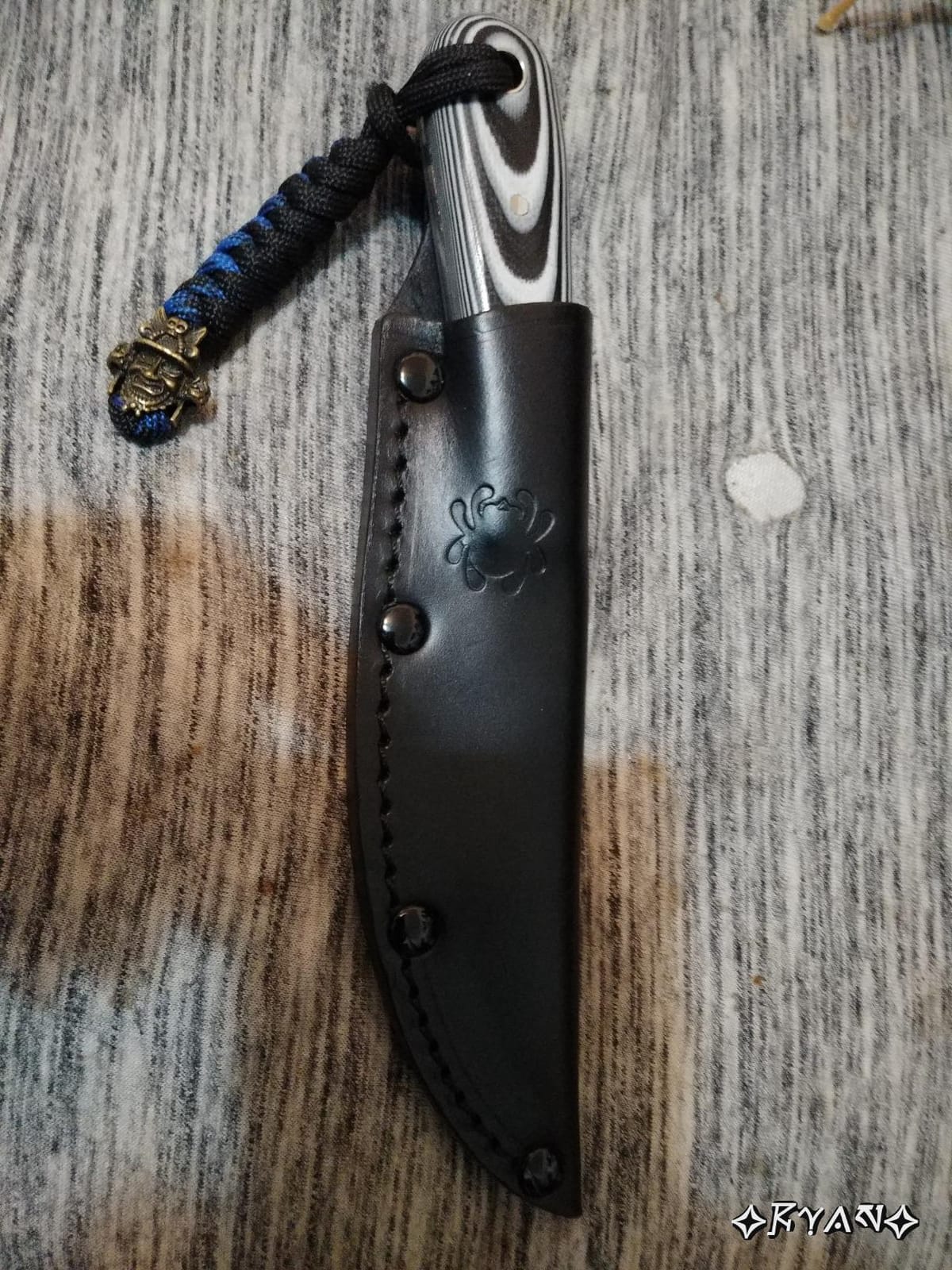 Spyderco Bow River Fixed Blade Outdoor Hunting Knife, PlainEdge | 8.14